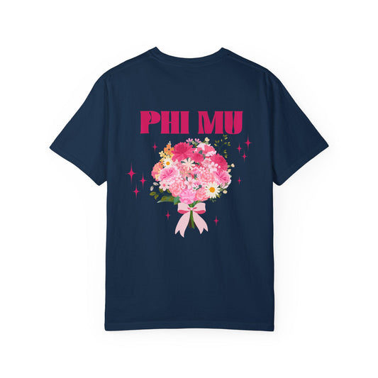 Phi Mu Bouquet T-shirt - Ivy Society