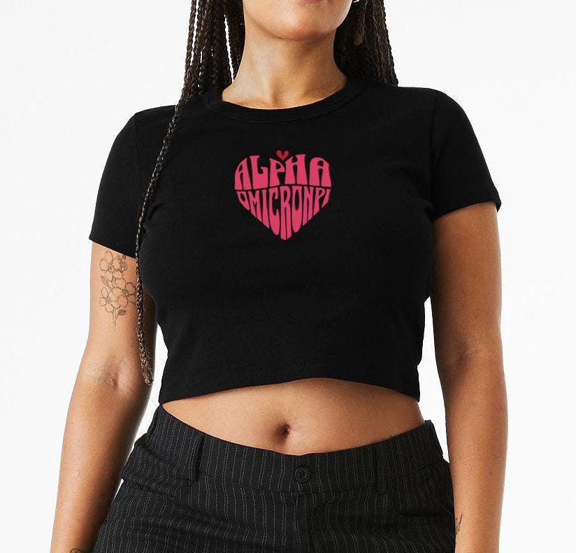 Alpha Omicron Pi Sorority Baby Tee - Ivy Society