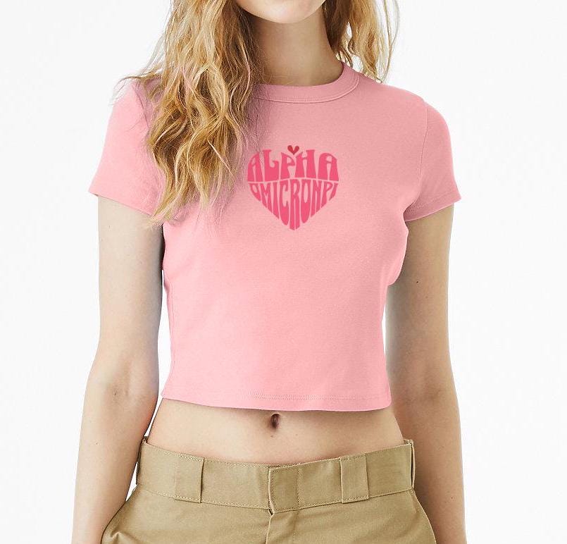 Alpha Omicron Pi Sorority Baby Tee - Ivy Society