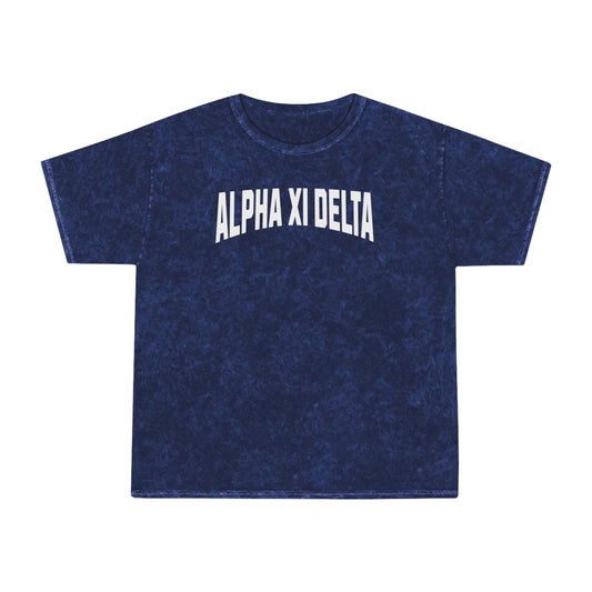Alpha Xi Delta Mineral Wash T-Shirt - Ivy Society