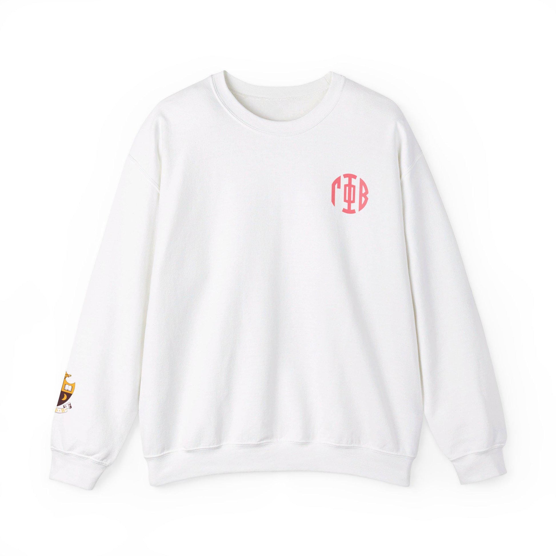 Gamma Phi Beta Monogram Crest Sleeve Sweatshirt - Ivy Society