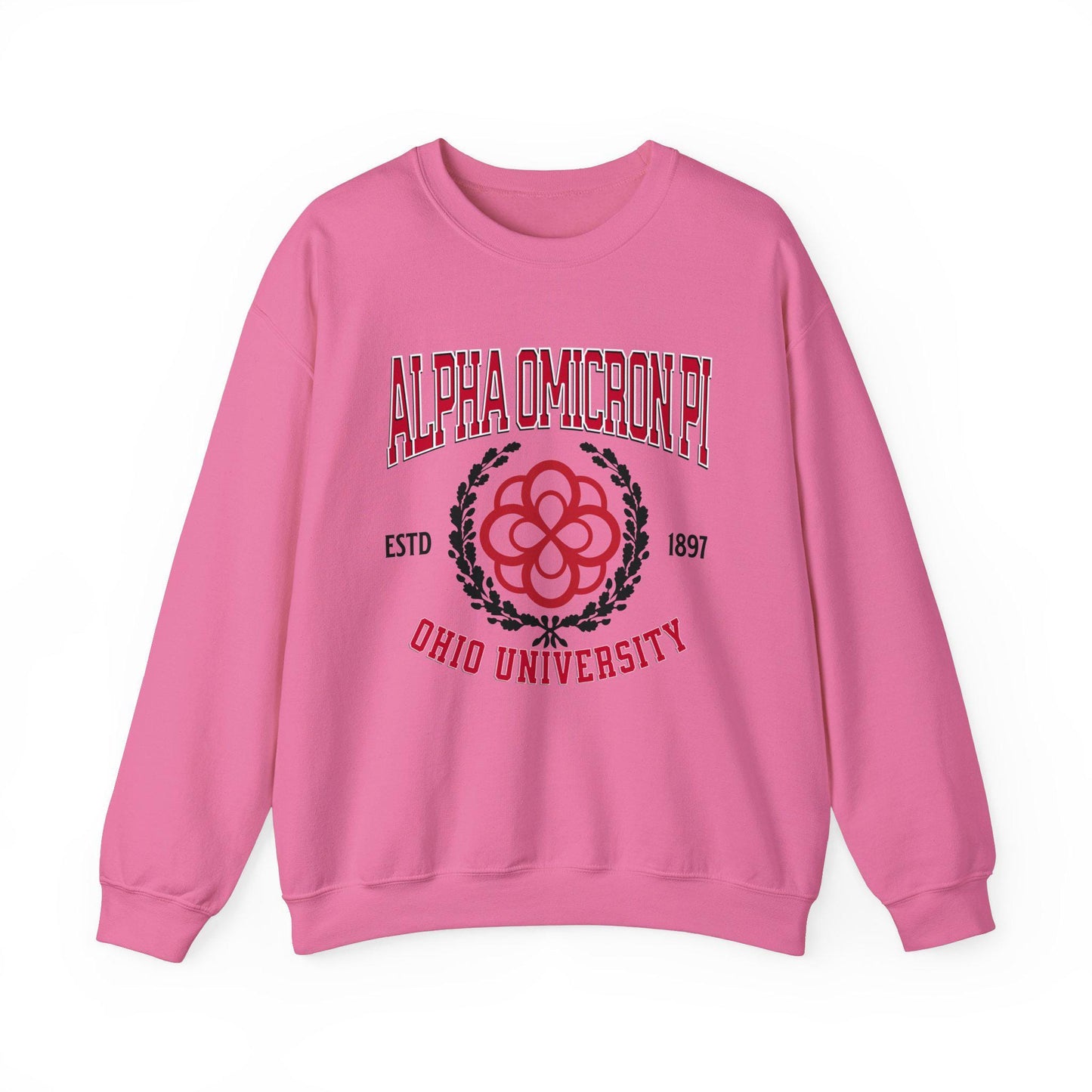 Alpha Omicron Pi Collegiate Sweatshirt Personalized School - Ivy Society