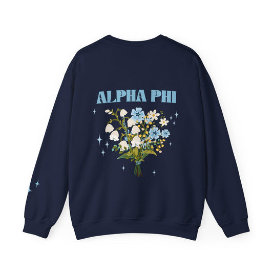 Alpha Phi Bouquet Sweatshirt - Ivy Society