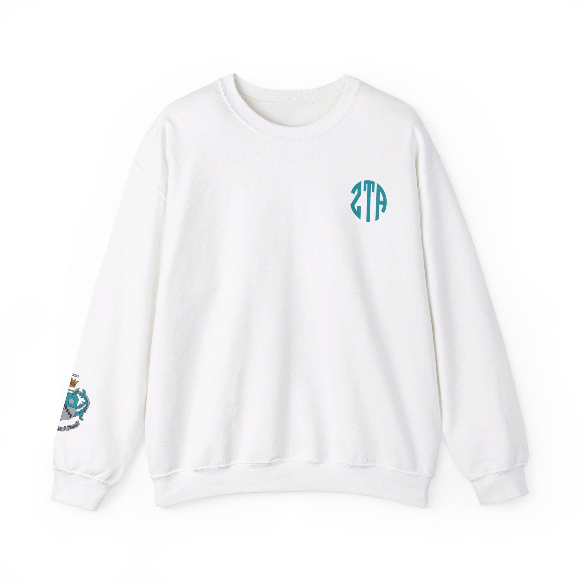 Zeta Tua Alpha Monogram Crewneck Sweatshirt - Ivy Society