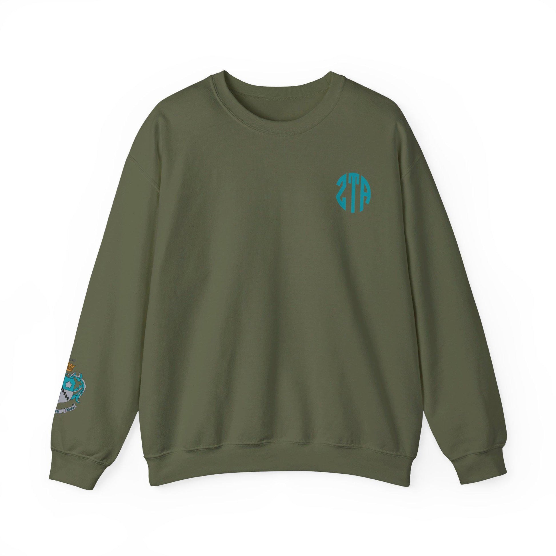 Zeta Tua Alpha Monogram Crewneck Sweatshirt - Ivy Society