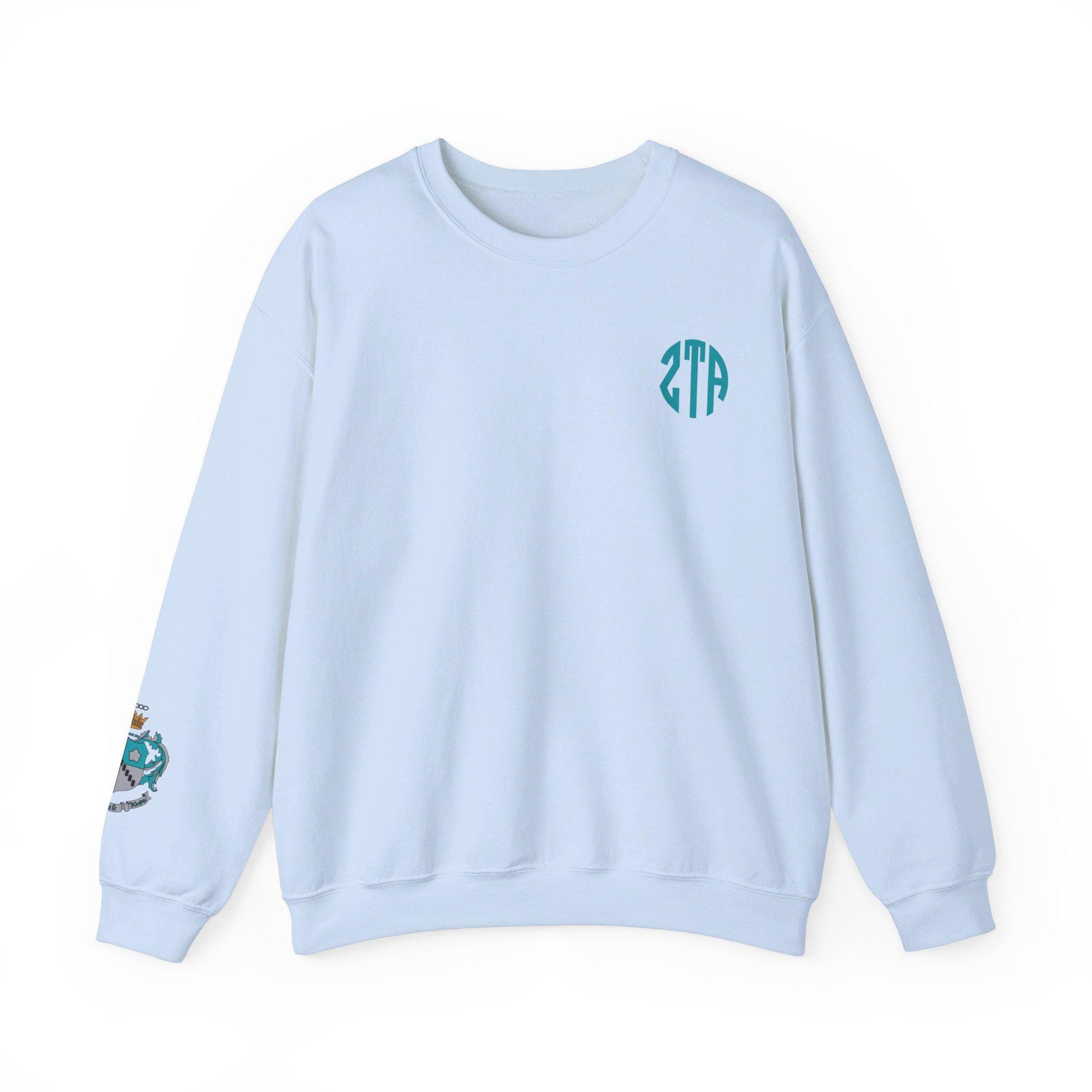 Zeta Tua Alpha Monogram Crewneck Sweatshirt - Ivy Society