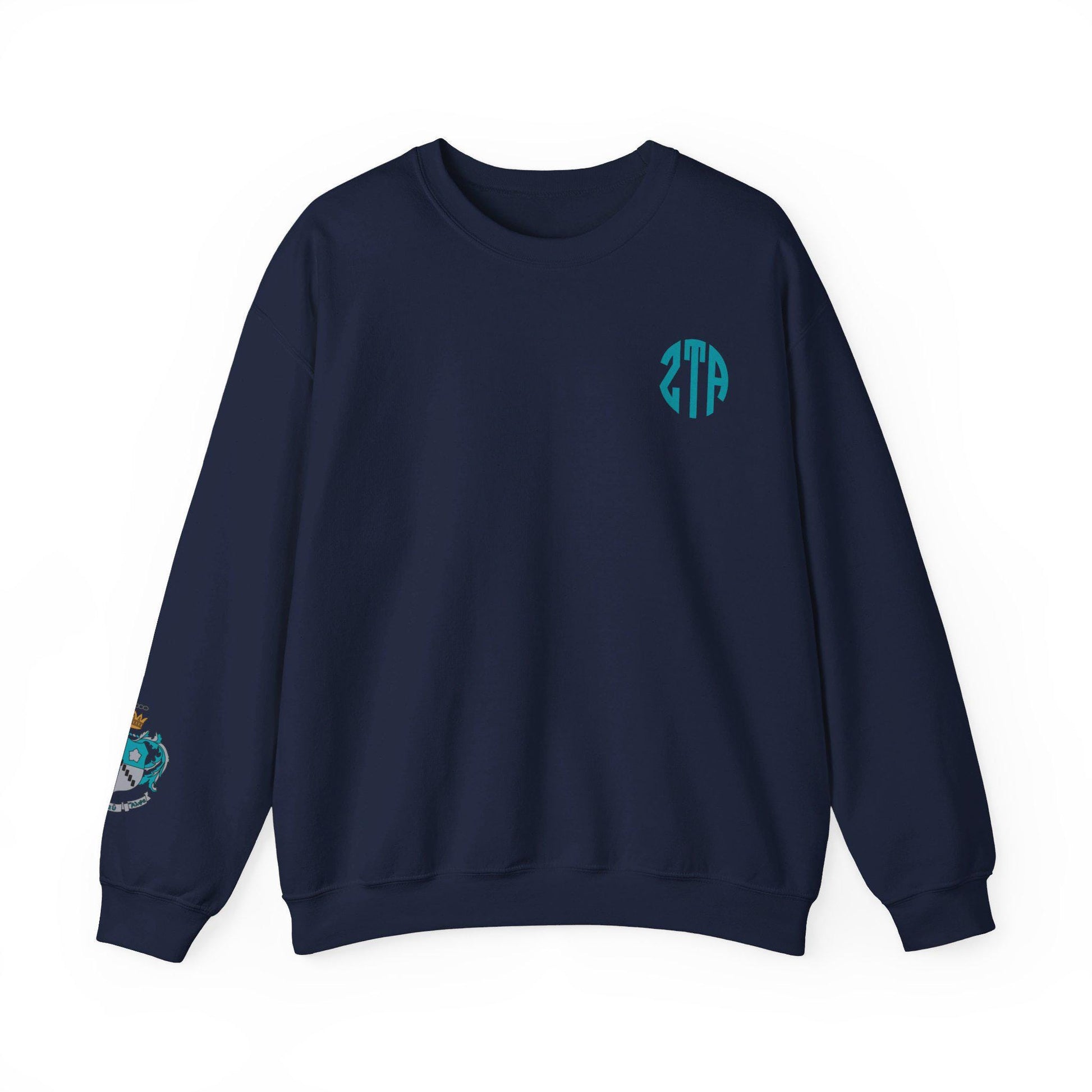 Zeta Tua Alpha Monogram Crewneck Sweatshirt - Ivy Society