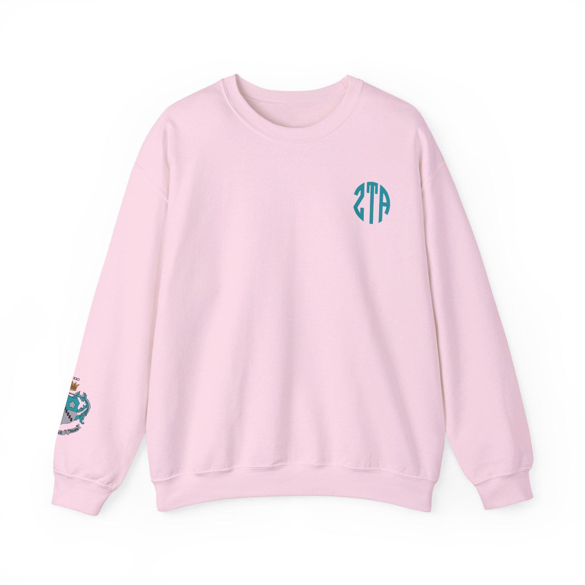 Zeta Tua Alpha Monogram Crewneck Sweatshirt - Ivy Society