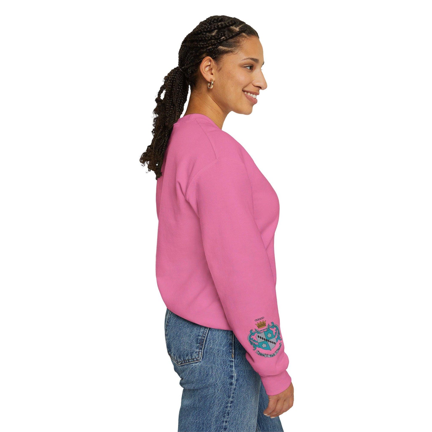 Zeta Tua Alpha Monogram Crewneck Sweatshirt - Ivy Society