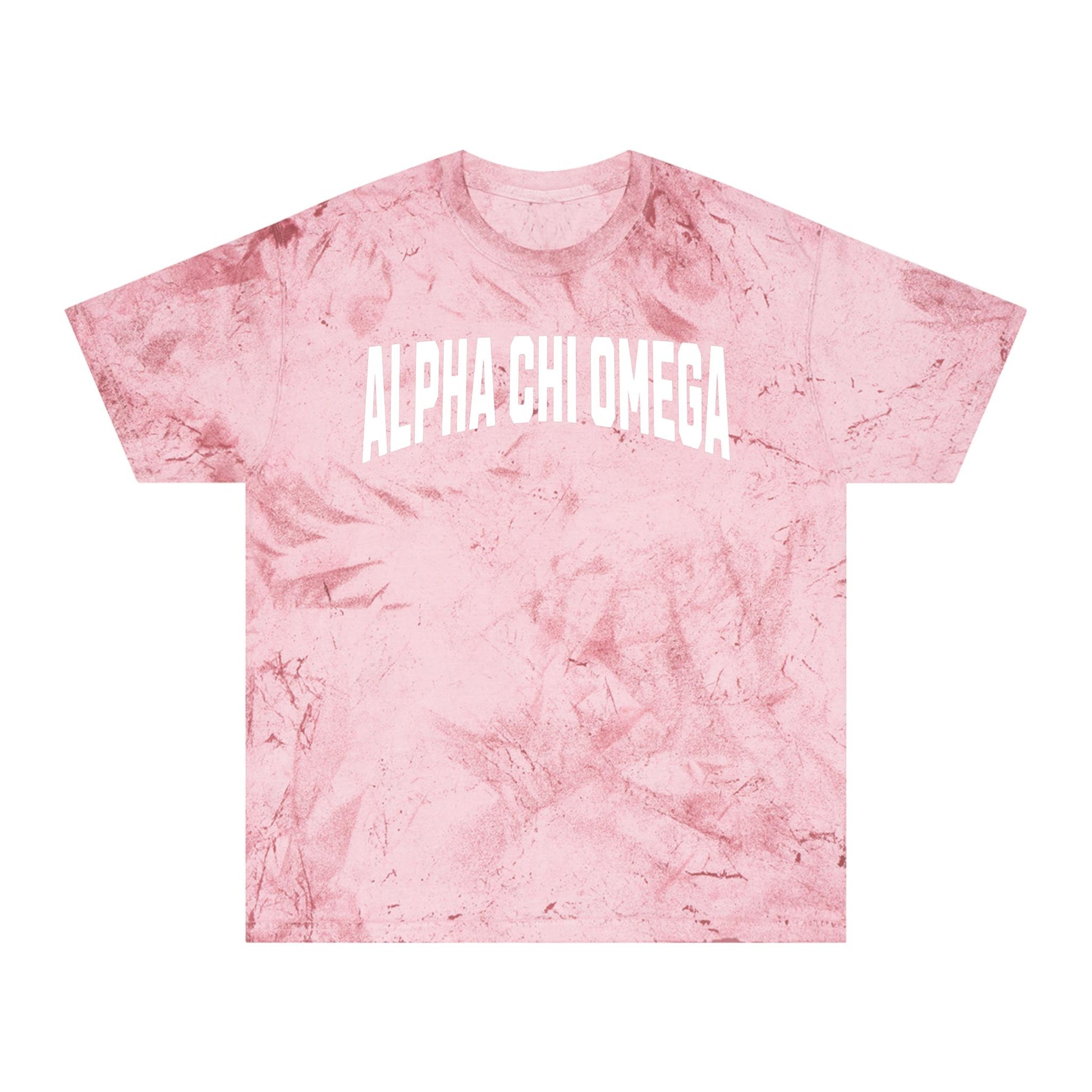 Alpha Chi Omega Color Burst Tie Dye T-shirt - Ivy Society