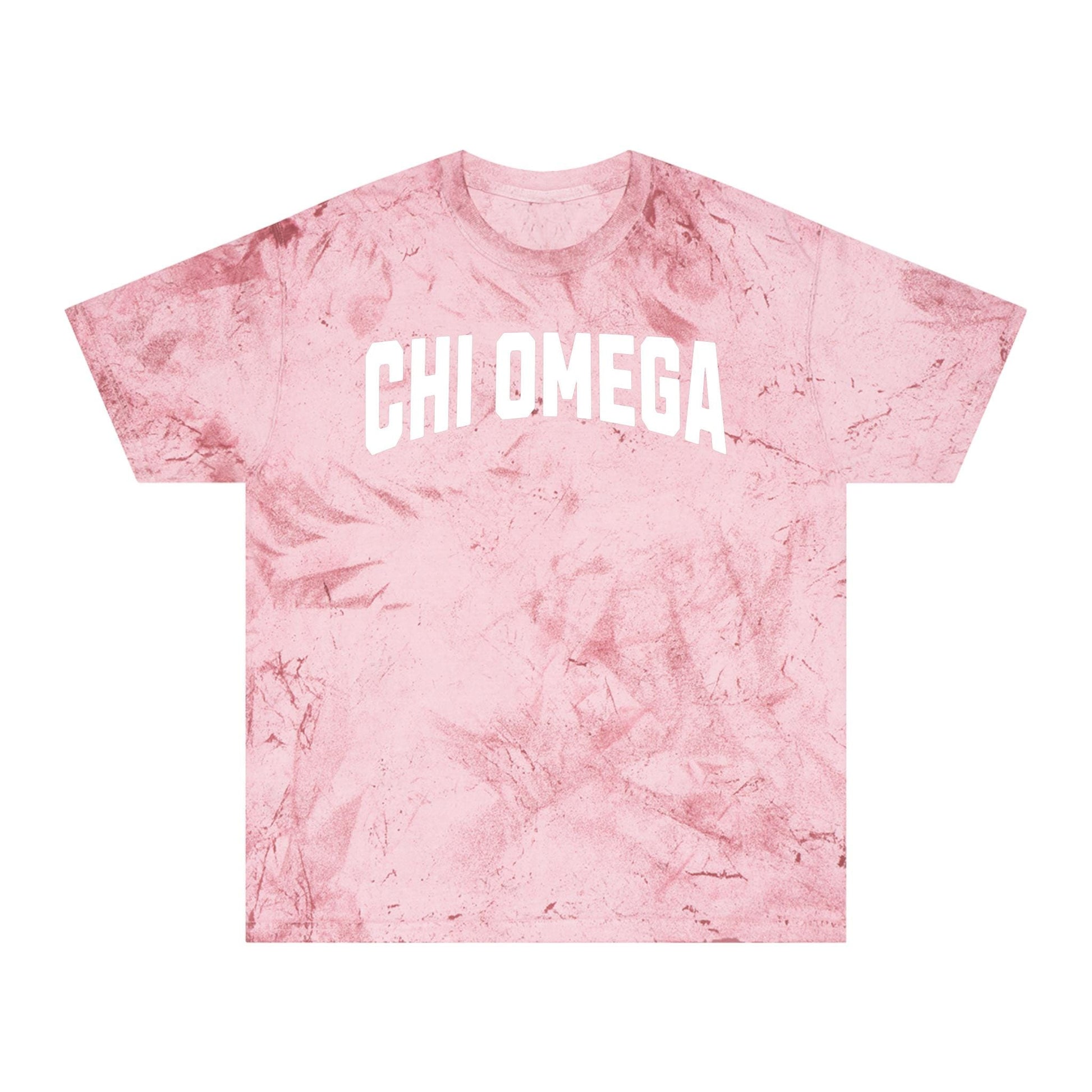 Chi Omega Color Burst Tie Dye T-Shirt - Ivy Society
