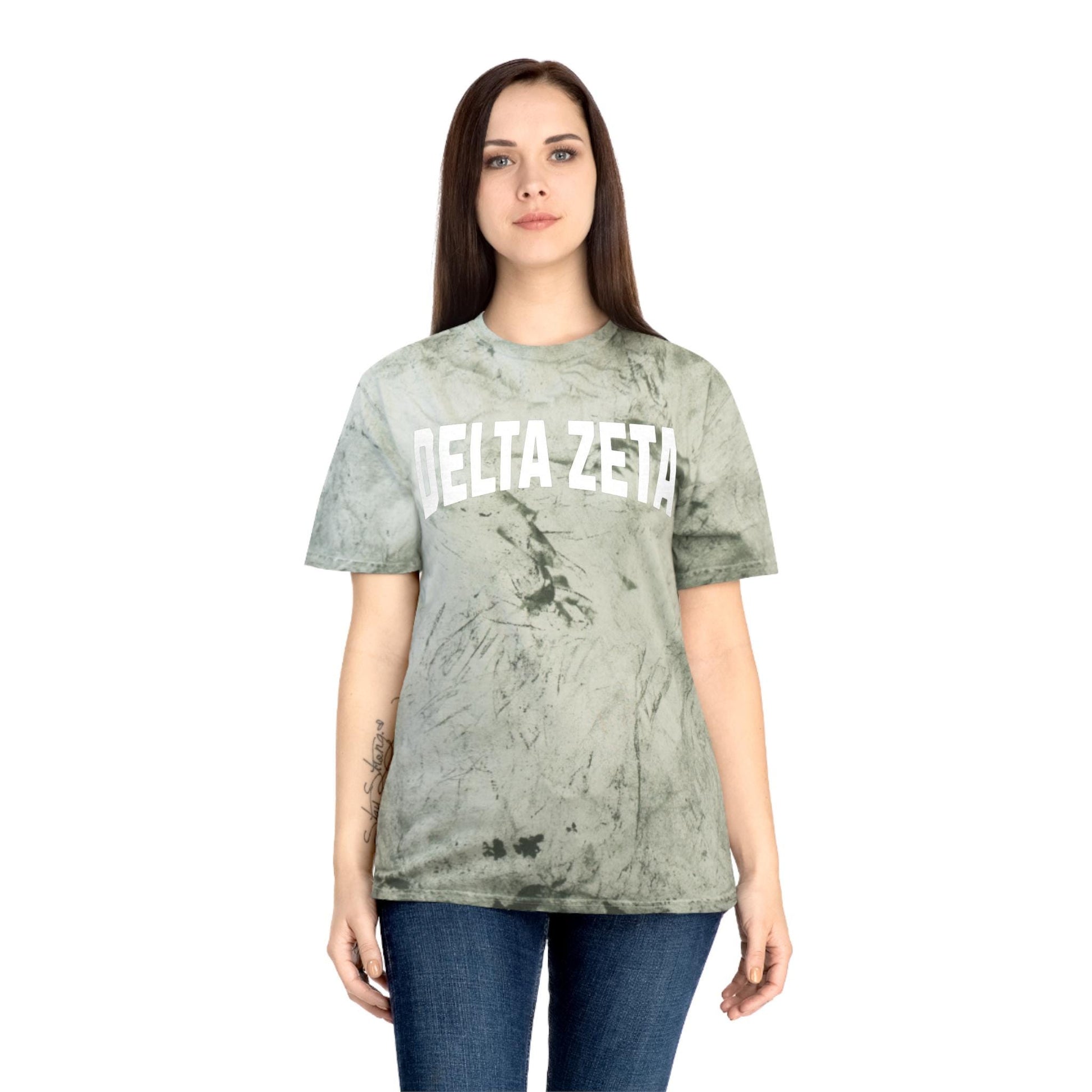Delta Zeta Color Blast Tie Dye T-Shirt - Ivy Society