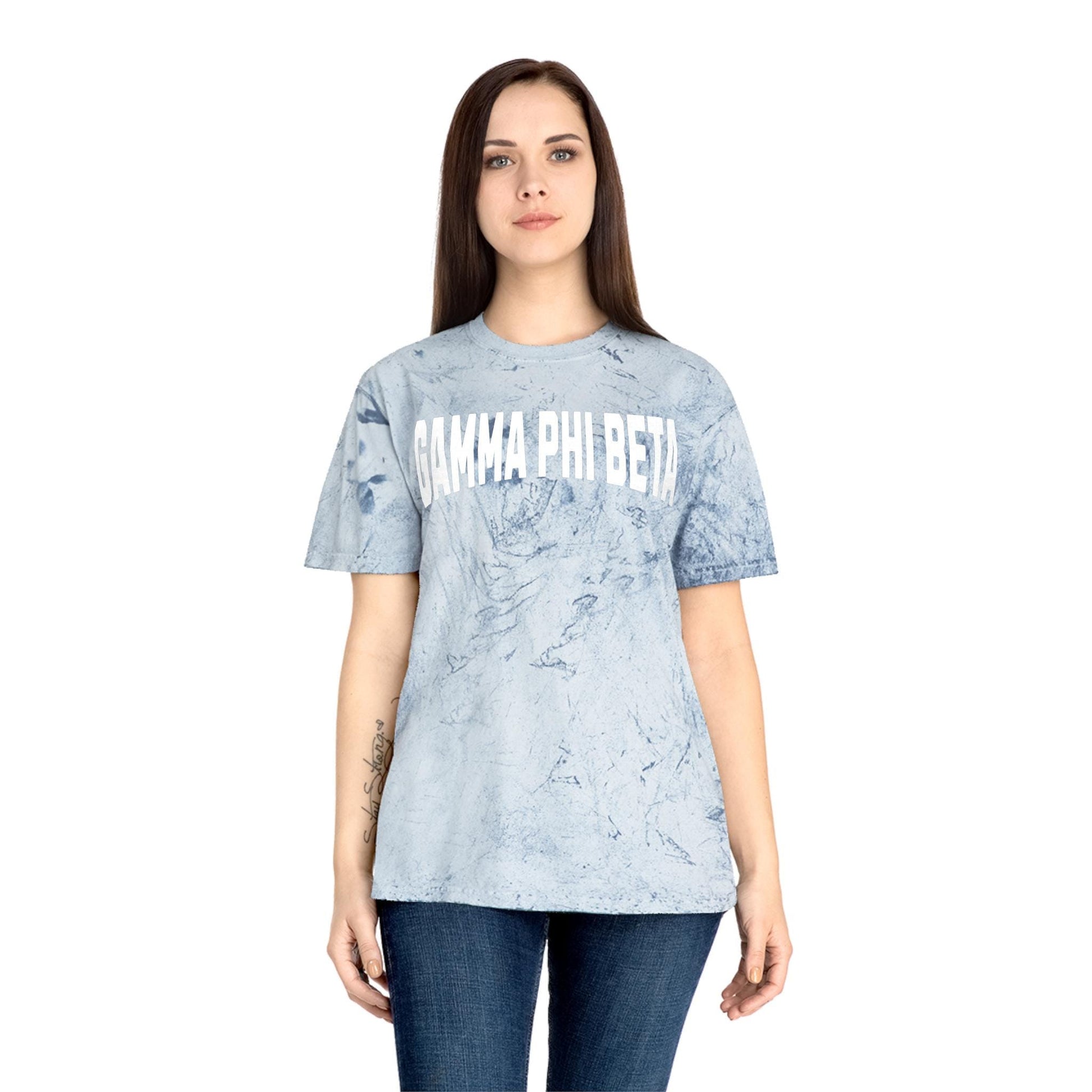 Gamma Phi Beta Color Blast Tie Dye T-Shirt - Ivy Society