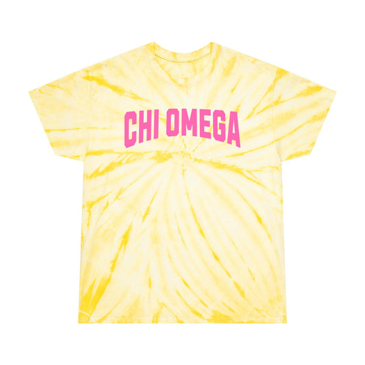 Chi Omega Single Color Tie Dye T-shirt - Ivy Society