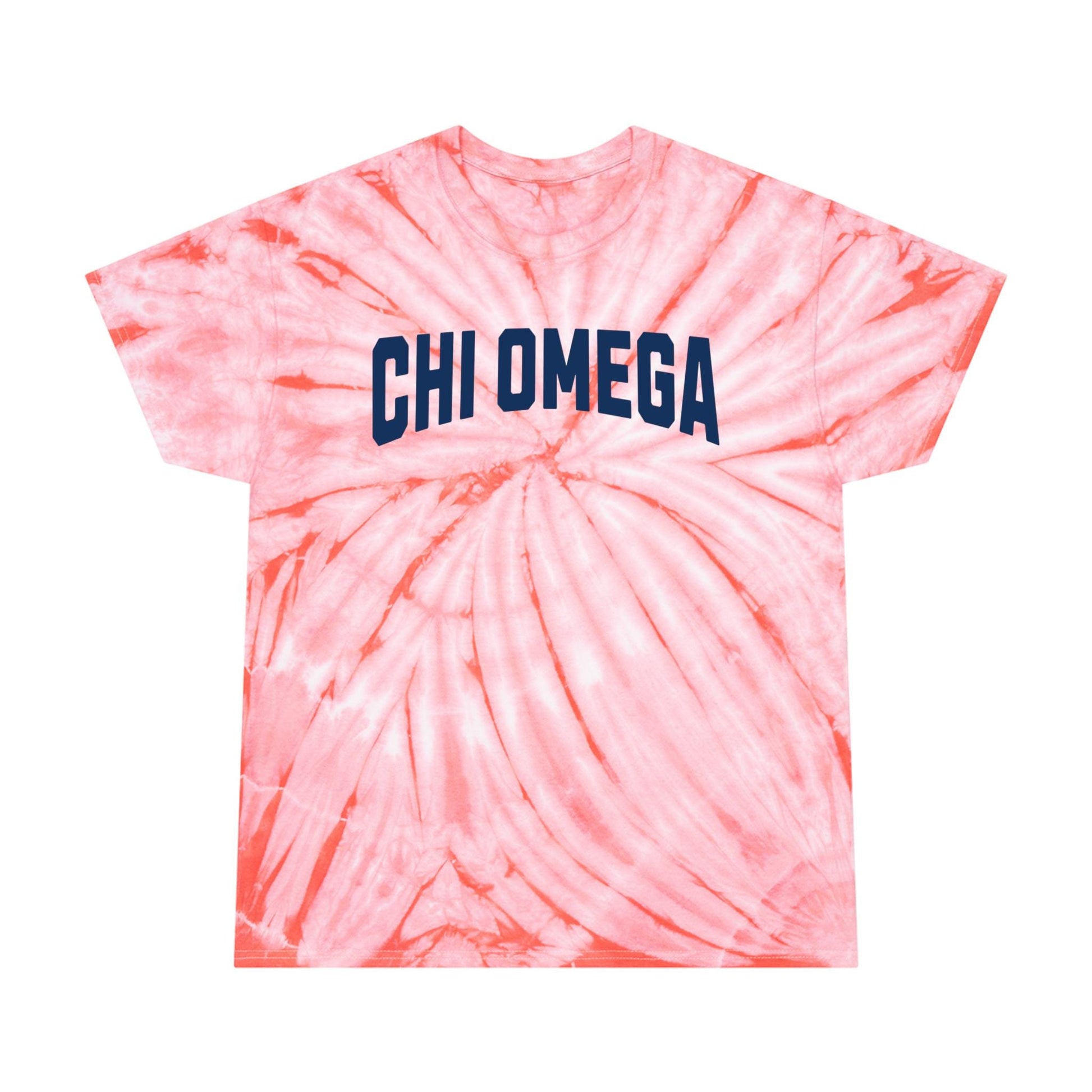 Chi Omega Single Color Tie Dye T-shirt - Ivy Society