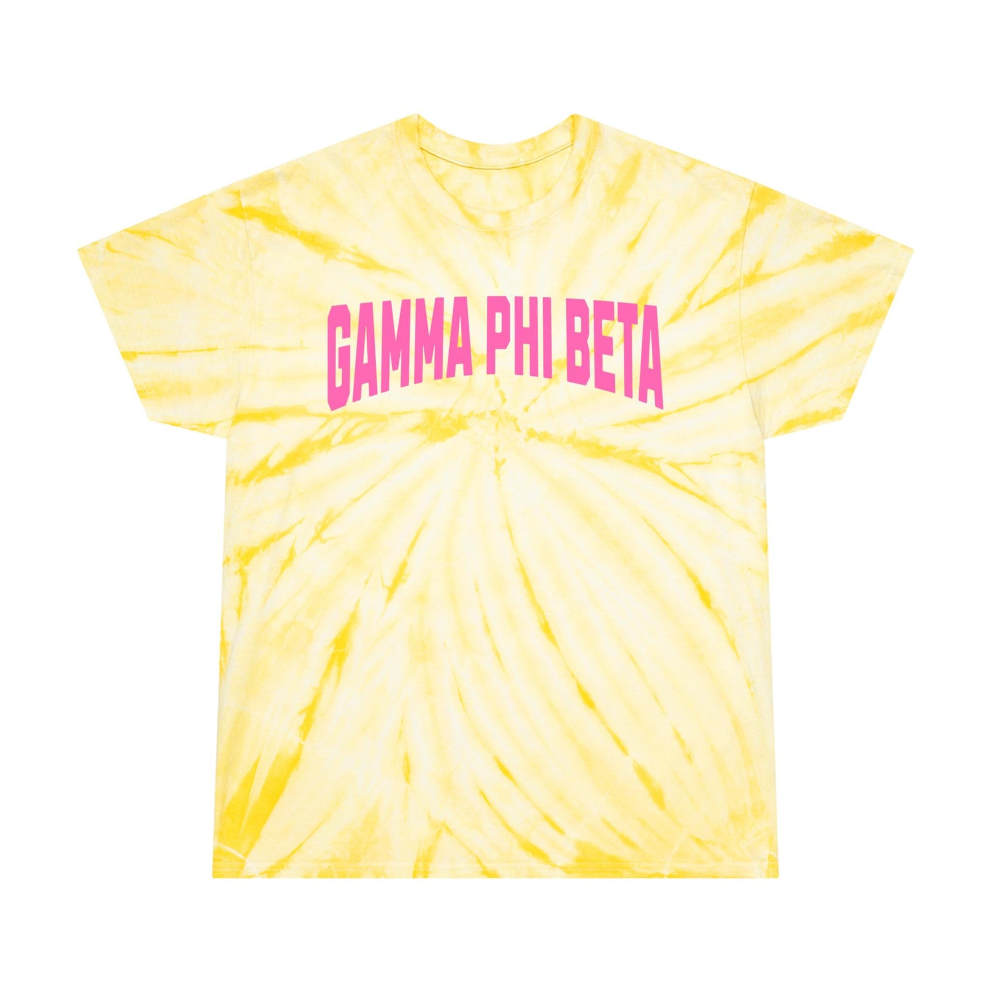 Gamma Phi Beta Single Color Tie Dye T-shirt - Ivy Society