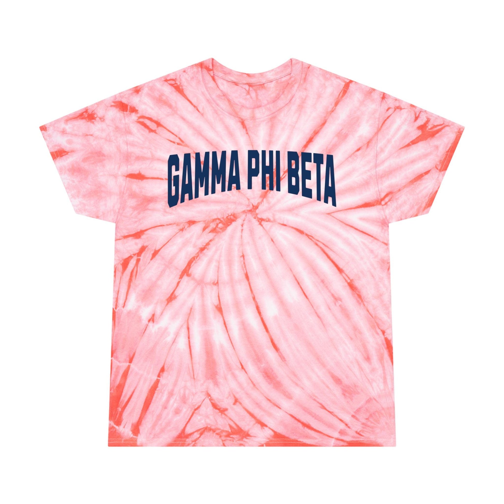 Gamma Phi Beta Single Color Tie Dye T-shirt - Ivy Society