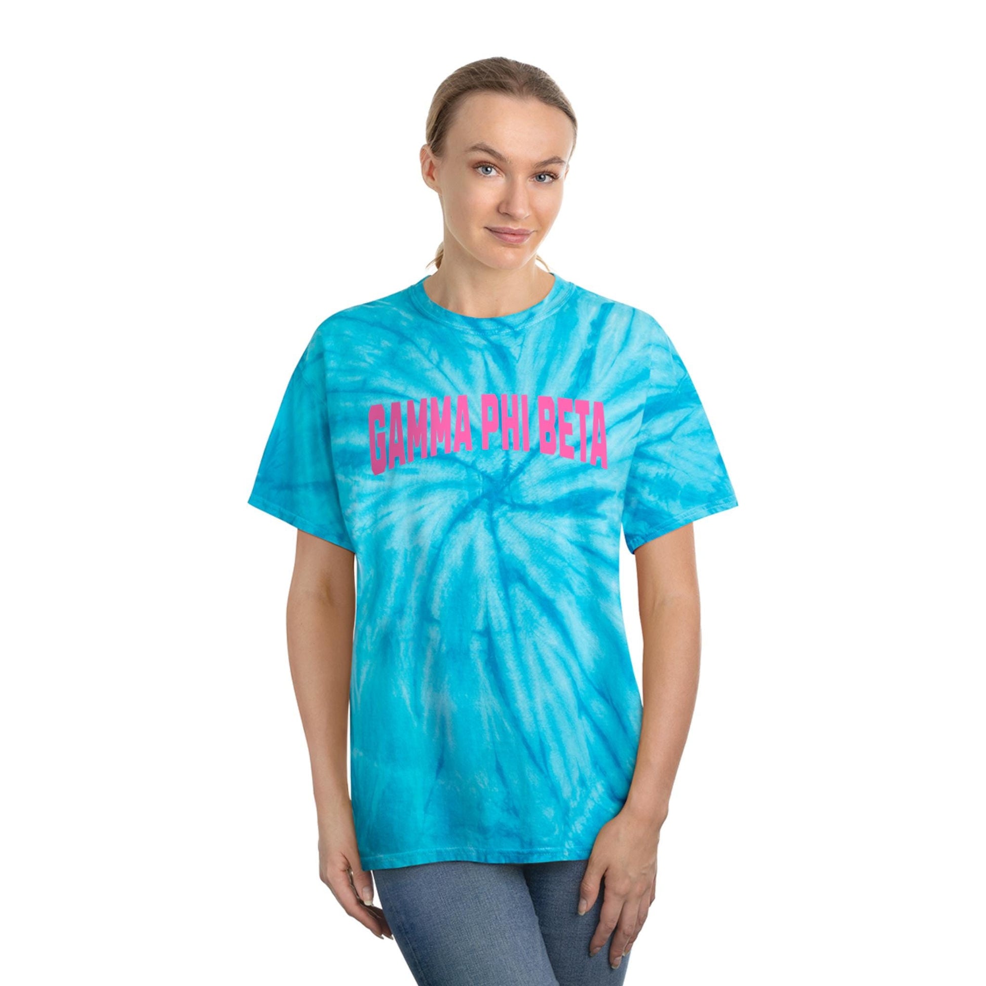 Gamma Phi Beta Single Color Tie Dye T-shirt - Ivy Society