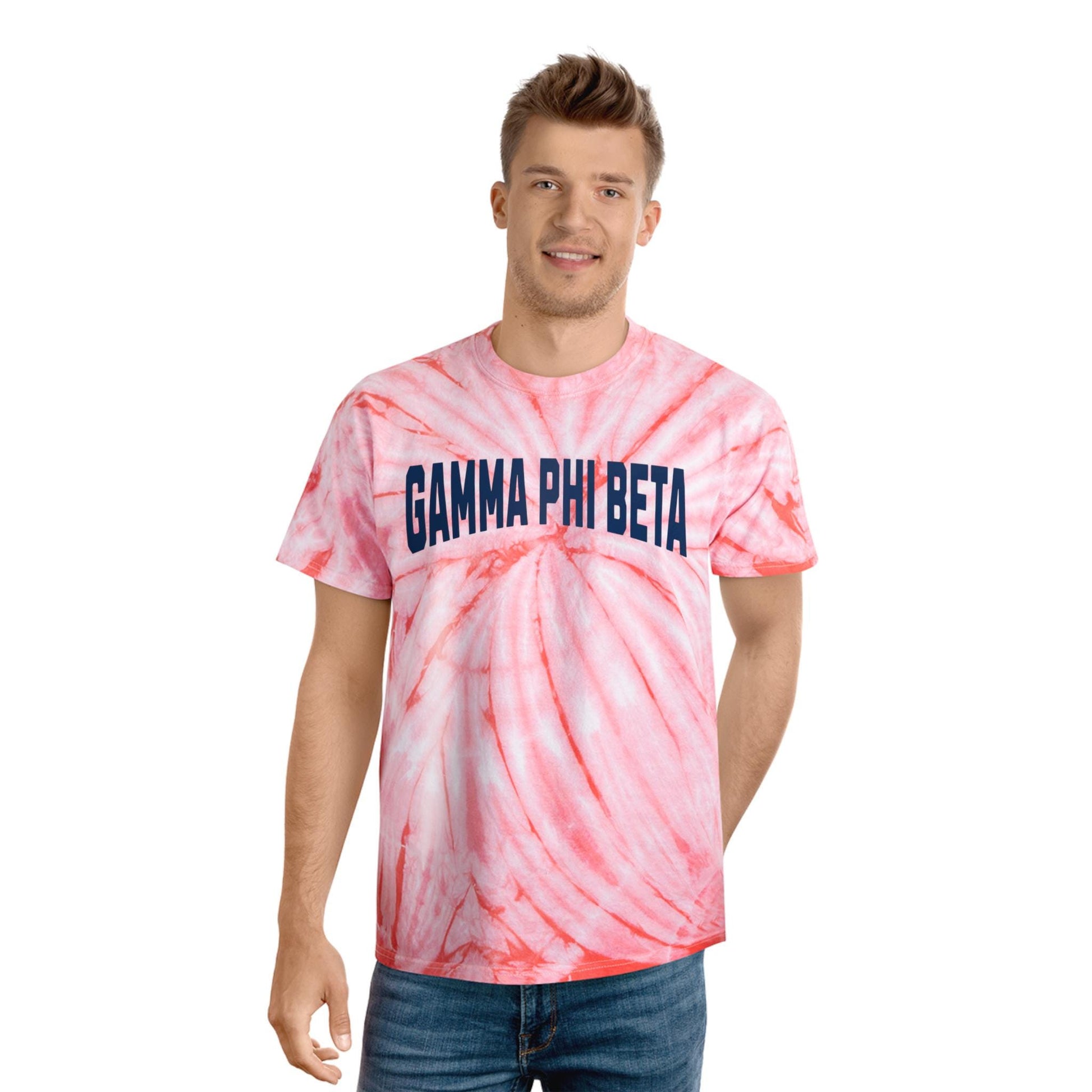 Gamma Phi Beta Single Color Tie Dye T-shirt - Ivy Society