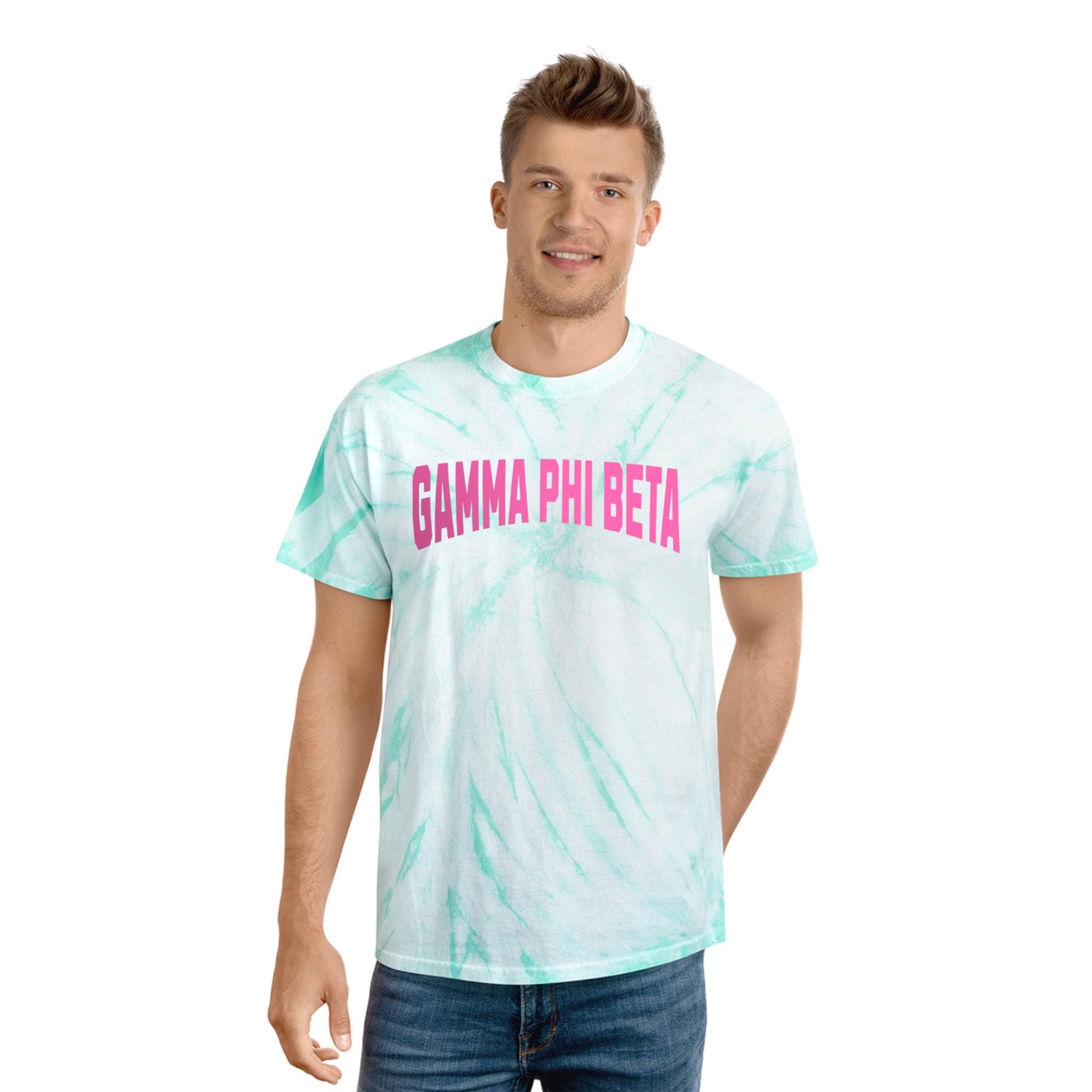 Gamma Phi Beta Single Color Tie Dye T-shirt - Ivy Society