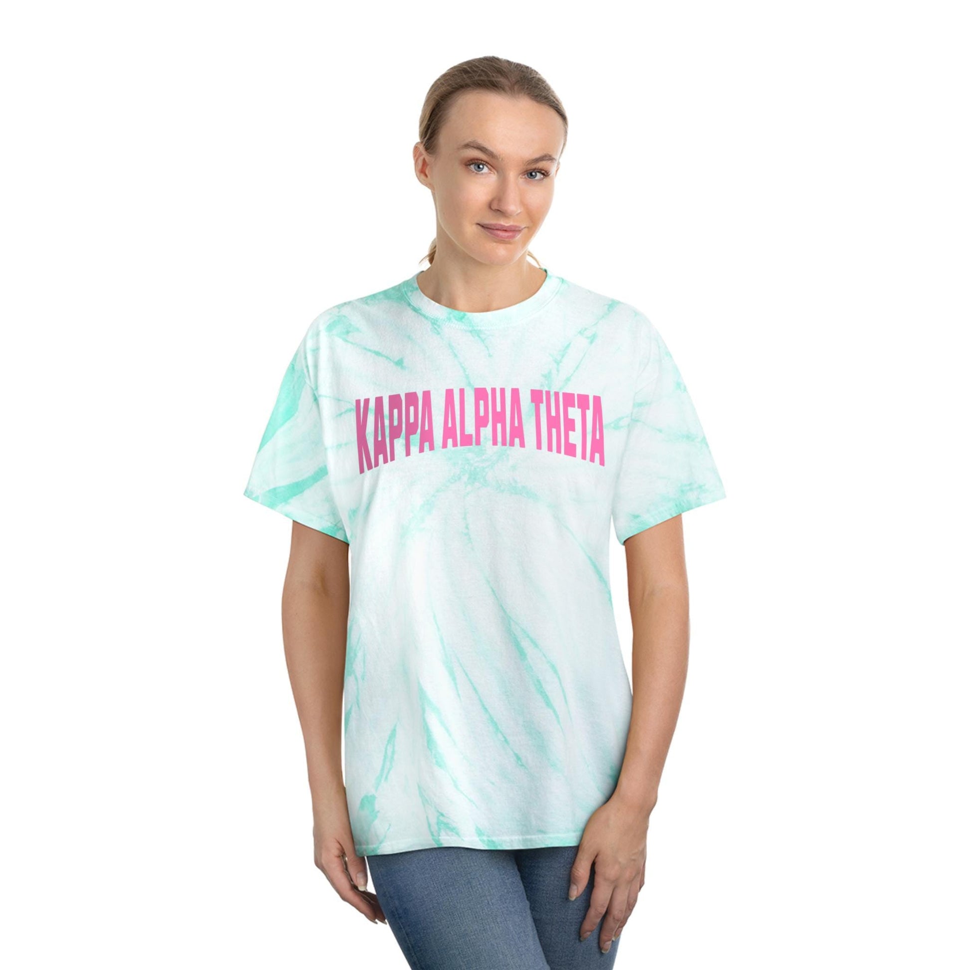 Kappa Alpha Theta Single Color Tie Dye T-shirt - Ivy Society