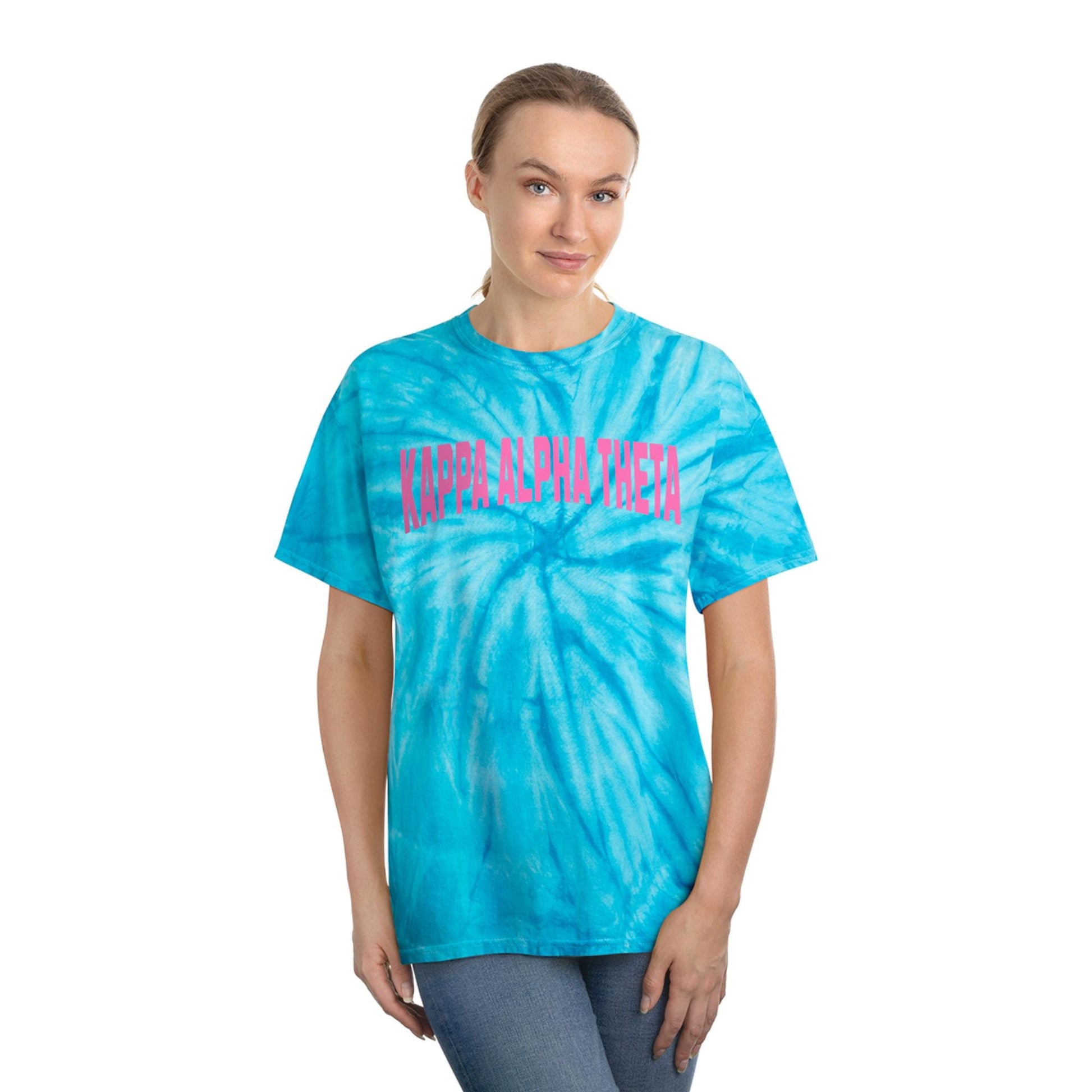 Kappa Alpha Theta Single Color Tie Dye T-shirt - Ivy Society