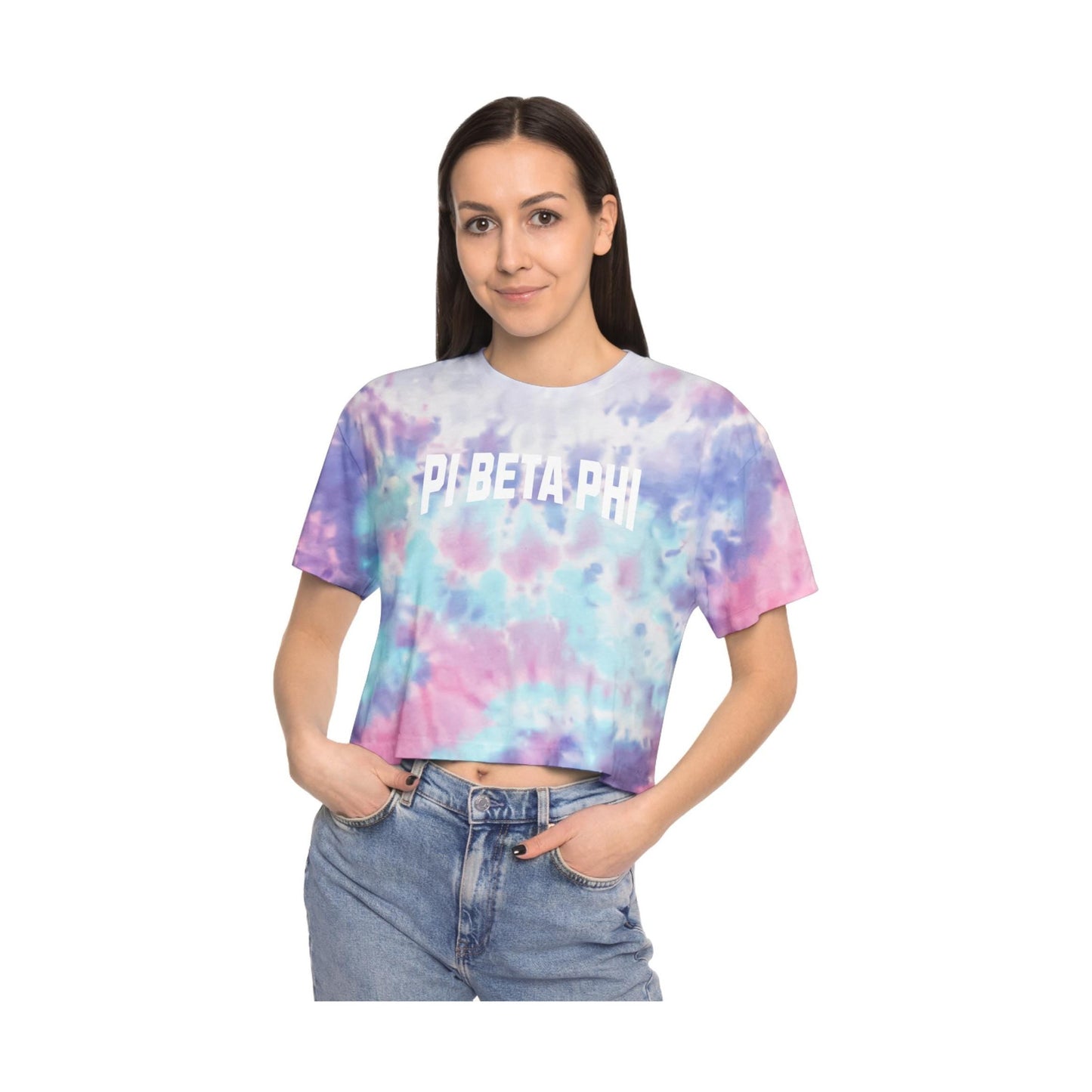Pi Beta Phi Crop Top Tee - Ivy Society