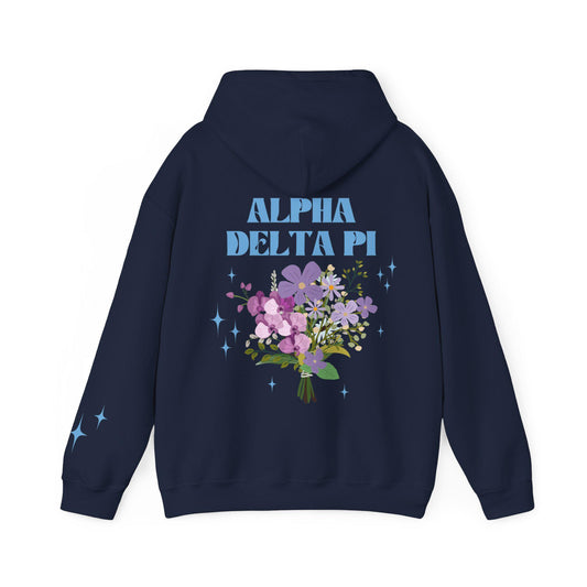 Alpha Delta Pi Floral Hoodie - Ivy Society