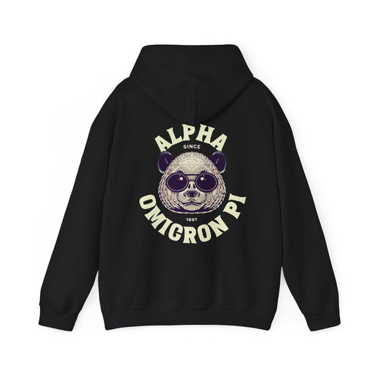 Alpha Omicron Pi Panda Hoodie - Ivy Society