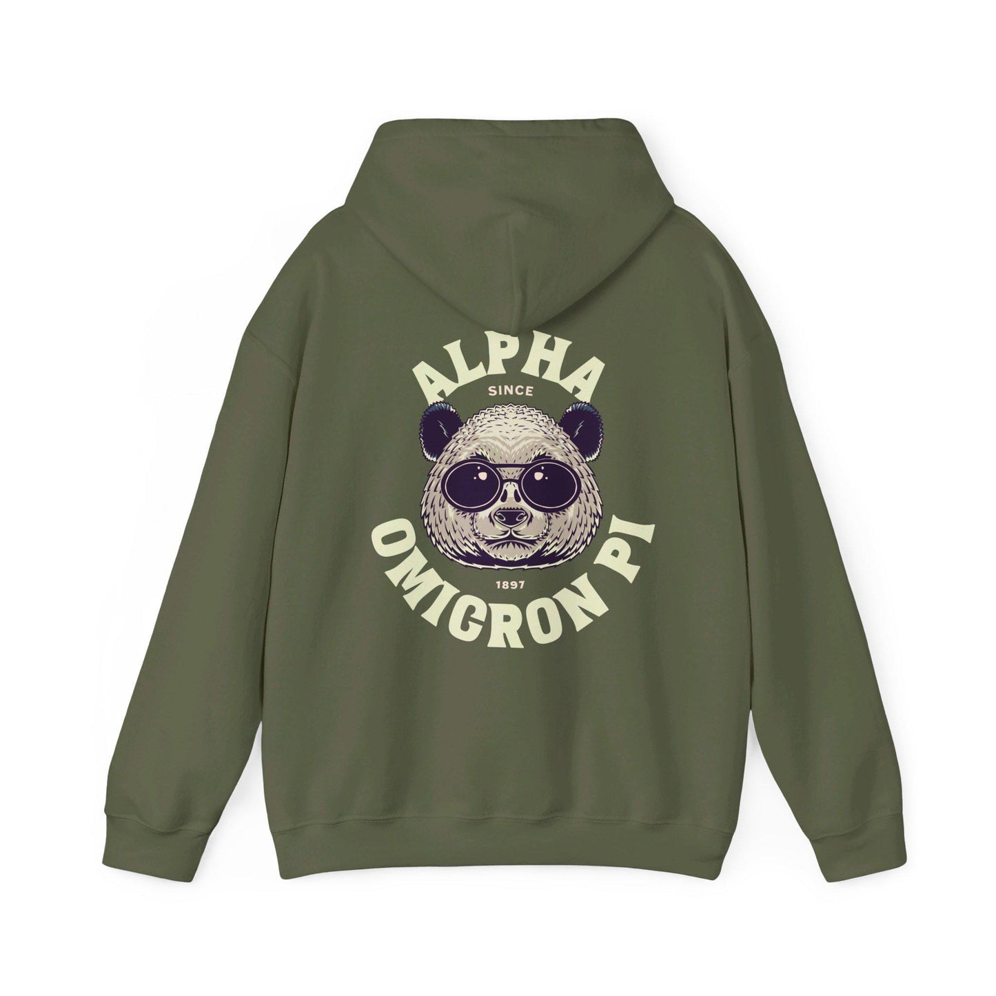 Alpha Omicron Pi Panda Hoodie - Ivy Society
