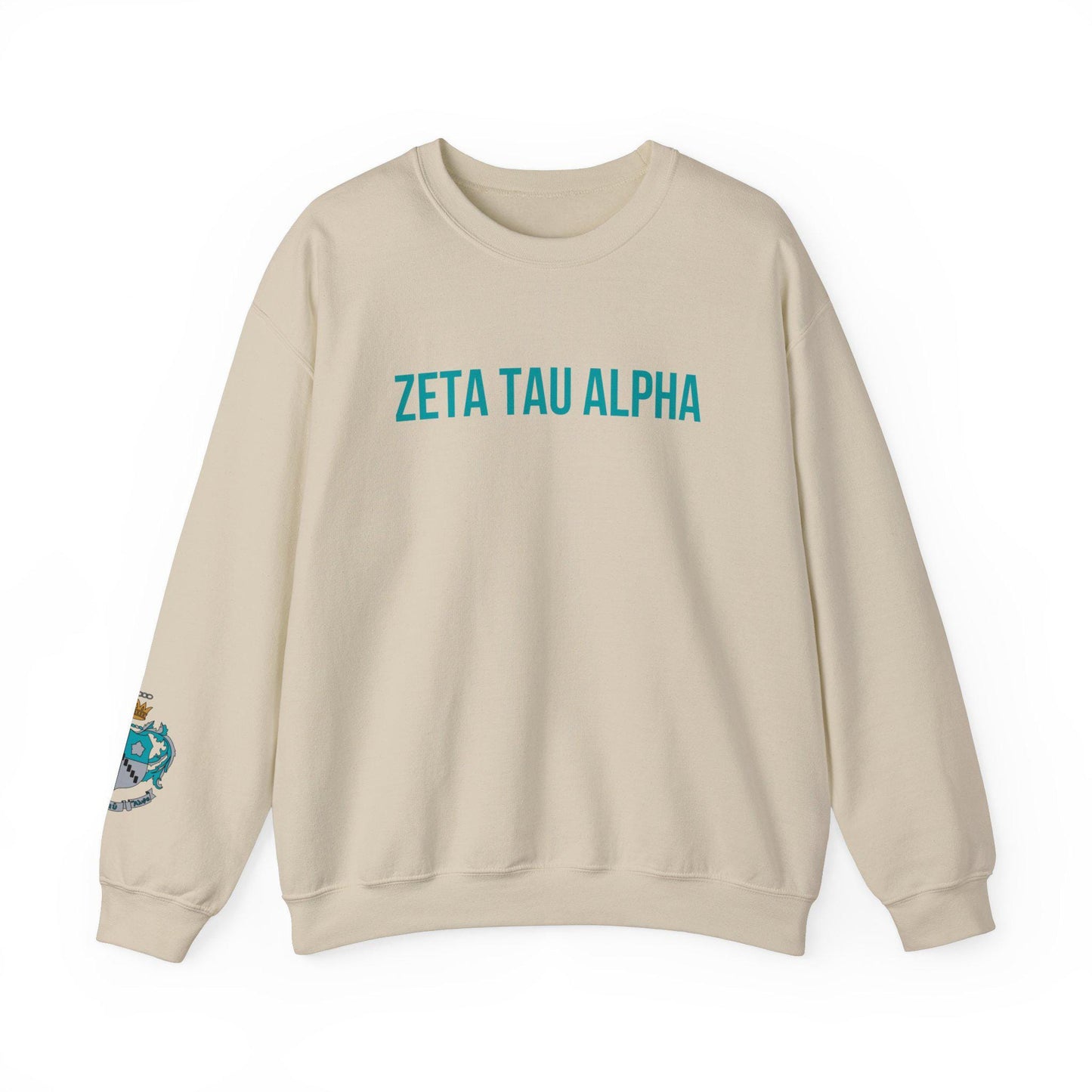 Zeta Tau Alpha Crest Sweatshirt - Ivy Society
