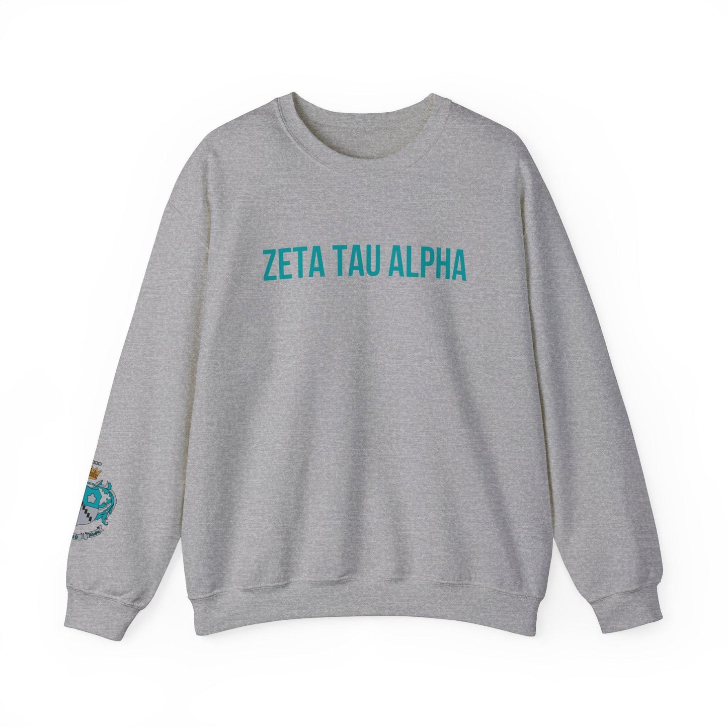 Zeta Tau Alpha Crest Sweatshirt - Ivy Society