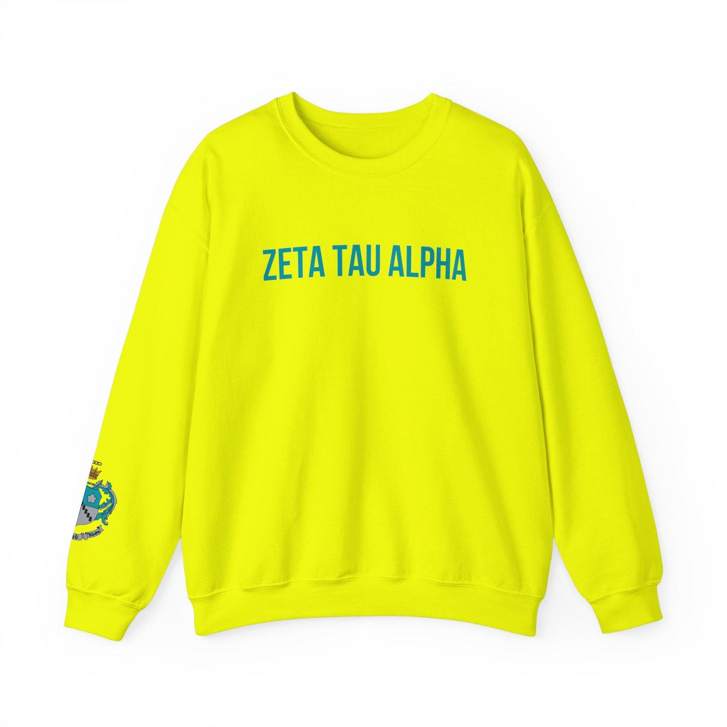 Zeta Tau Alpha Crest Sweatshirt - Ivy Society