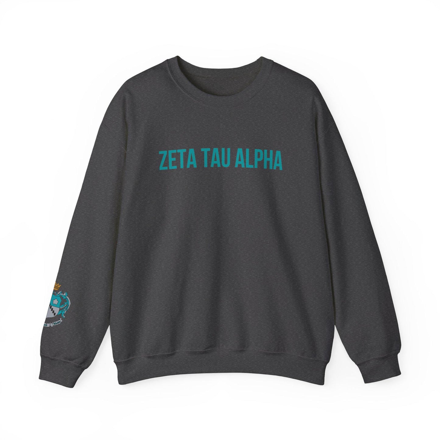 Zeta Tau Alpha Crest Sweatshirt - Ivy Society