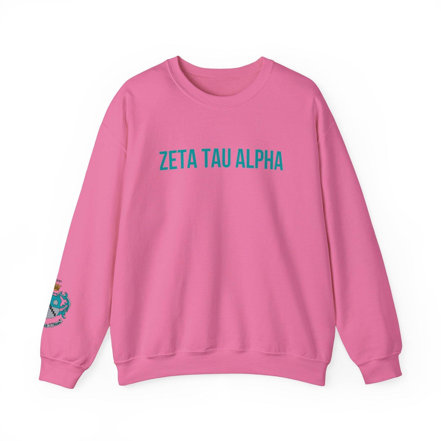 Zeta Tau Alpha Crest Sweatshirt - Ivy Society