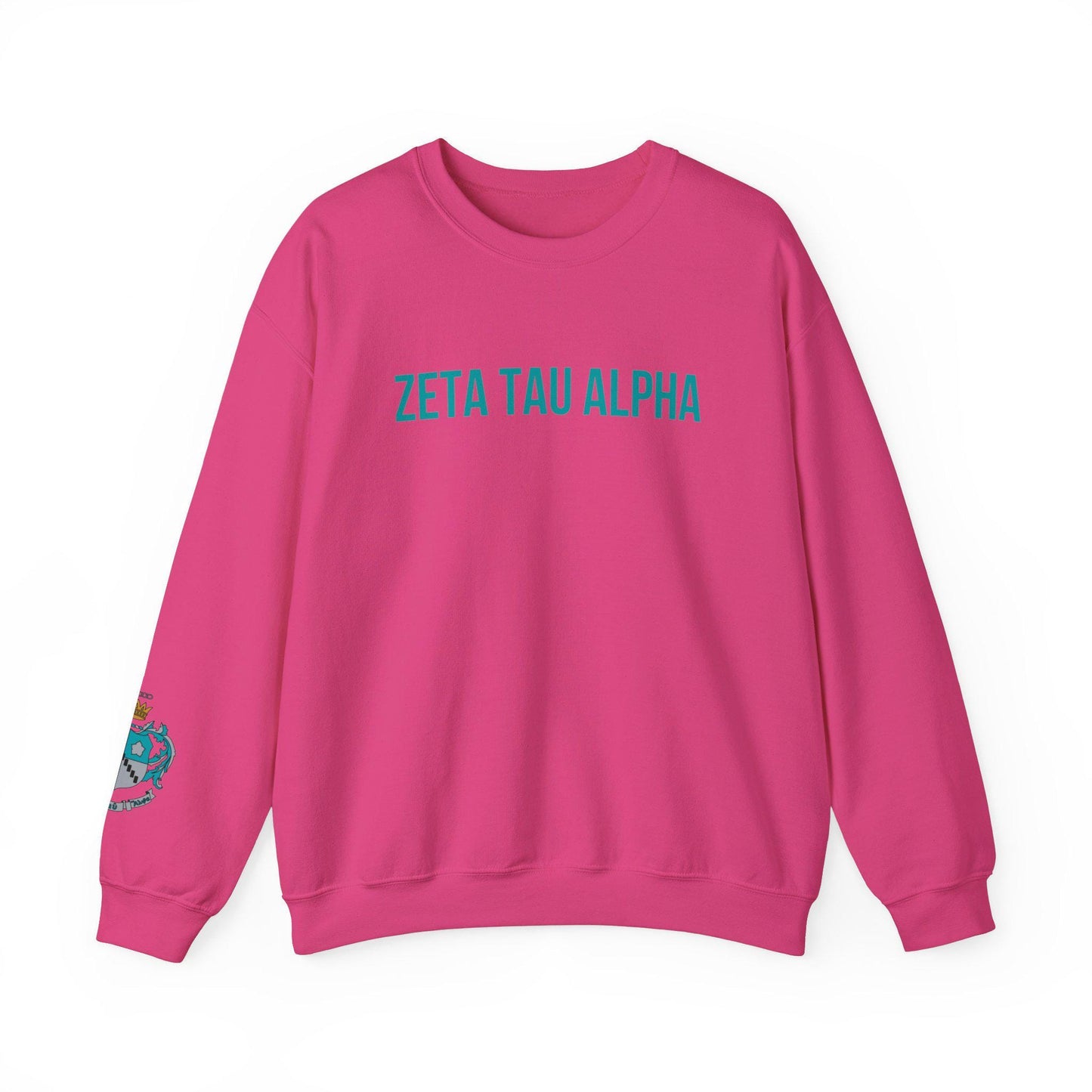 Zeta Tau Alpha Crest Sweatshirt - Ivy Society