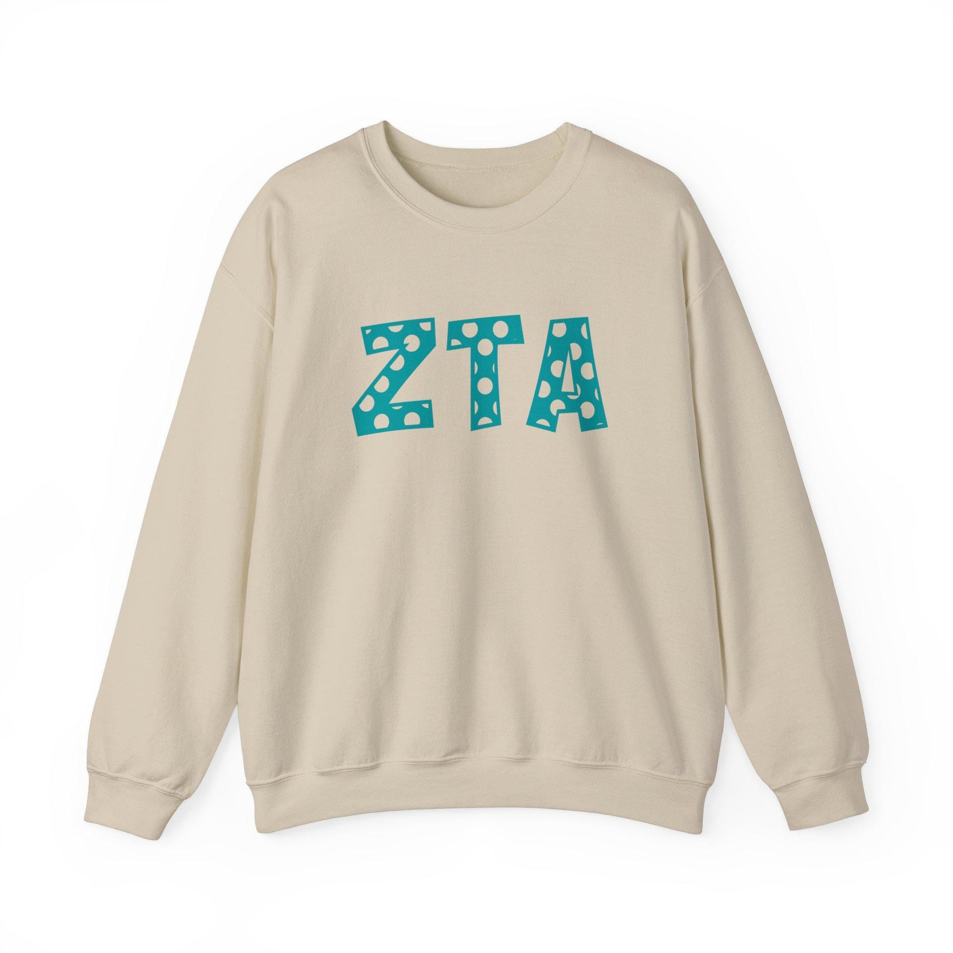 Zeta Tau Alpha Polkadot Sweatshirt - Ivy Society