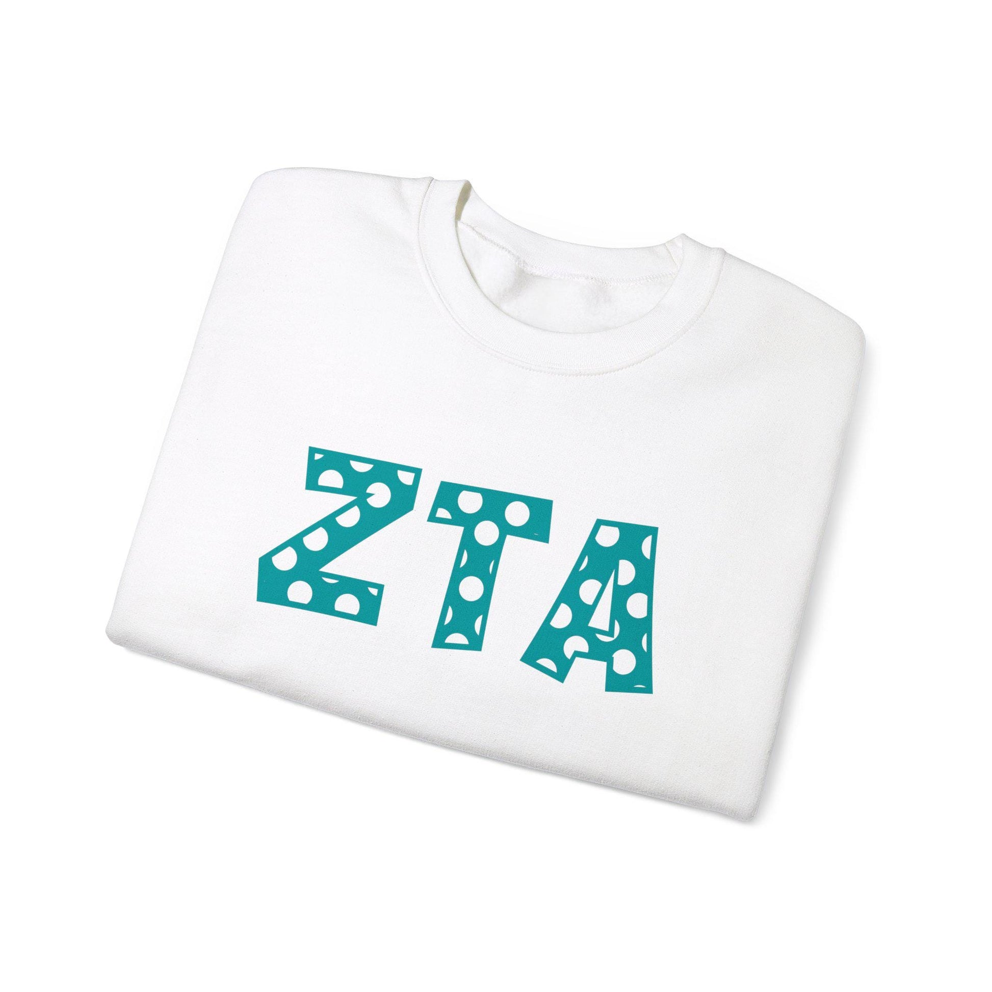 Zeta Tau Alpha Polkadot Sweatshirt - Ivy Society