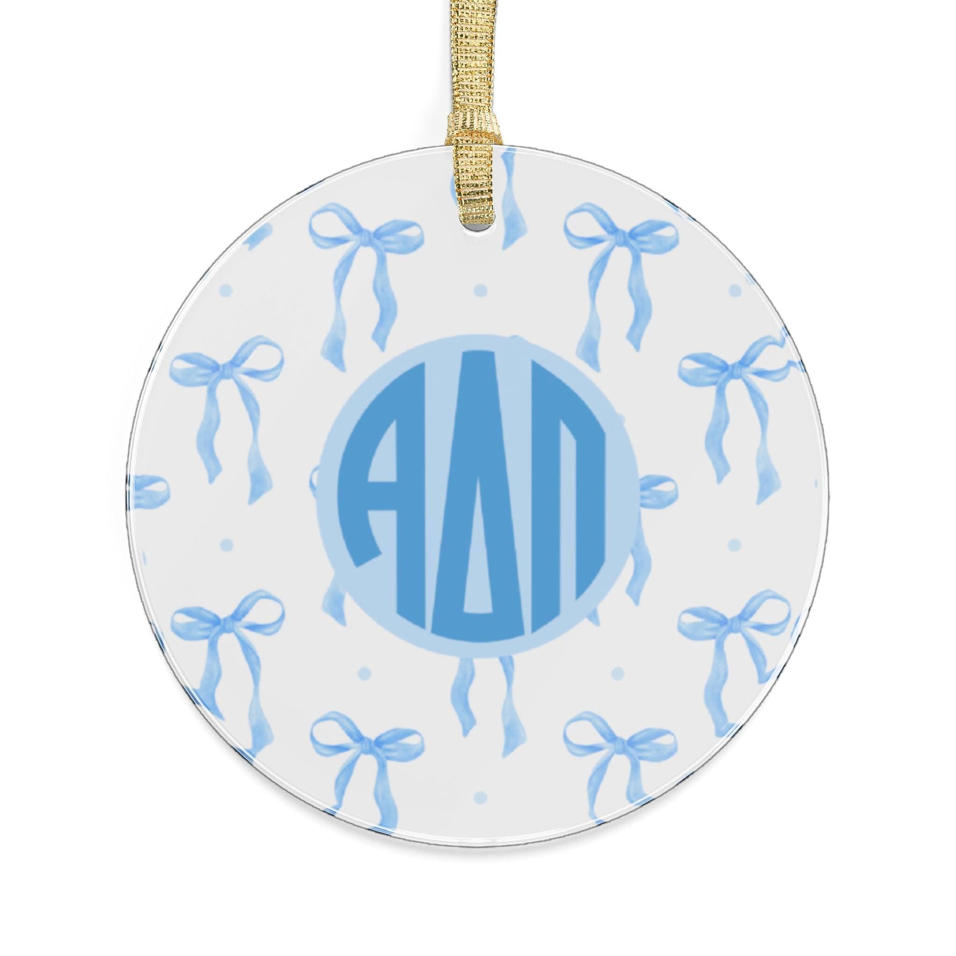 Alpha Delta Pi Bow Ornament - Ivy Society