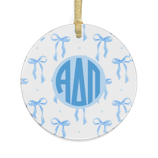 Alpha Delta Pi Bow Ornament - Ivy Society