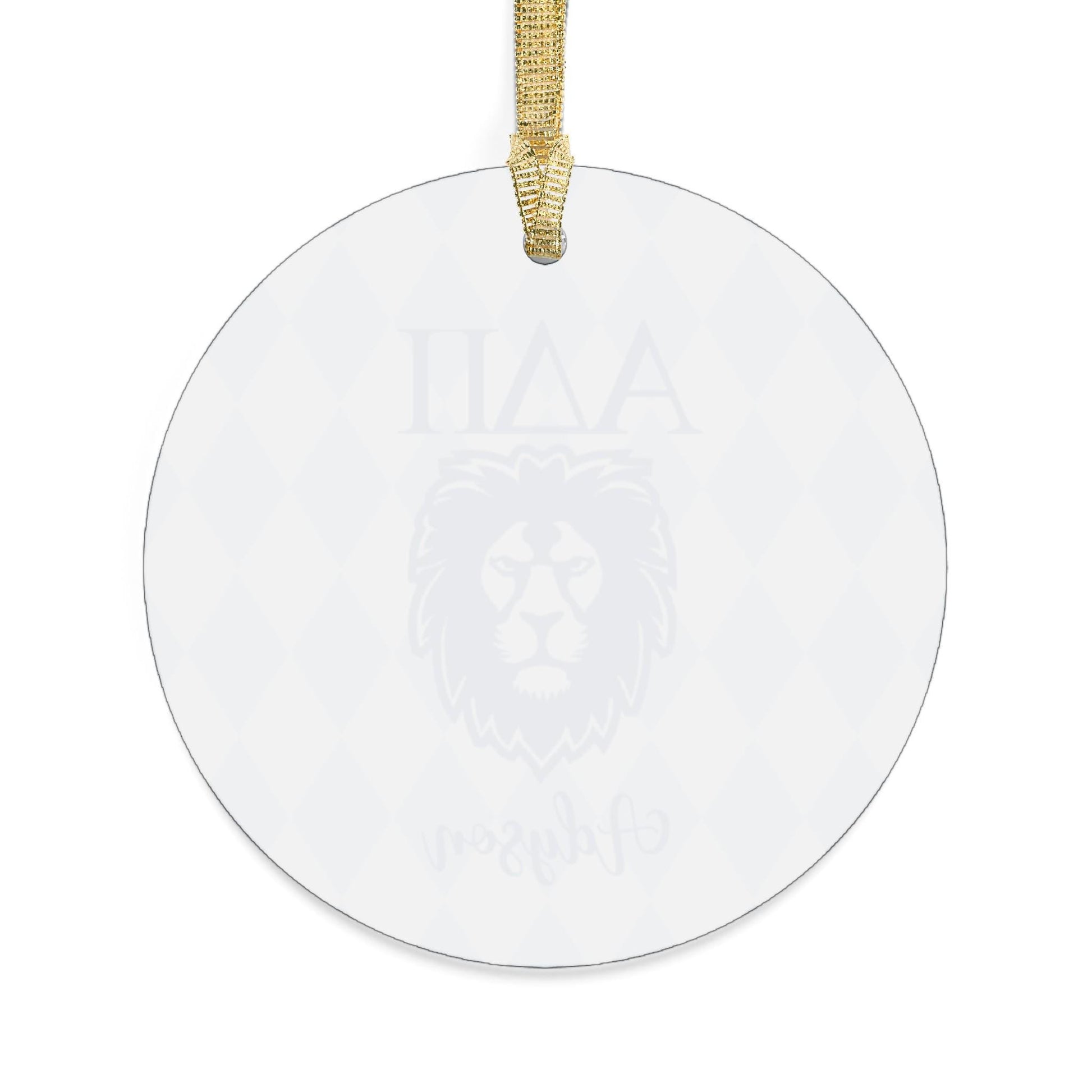 Alpha Delta Pi Personalized Lion Ornament - Ivy Society