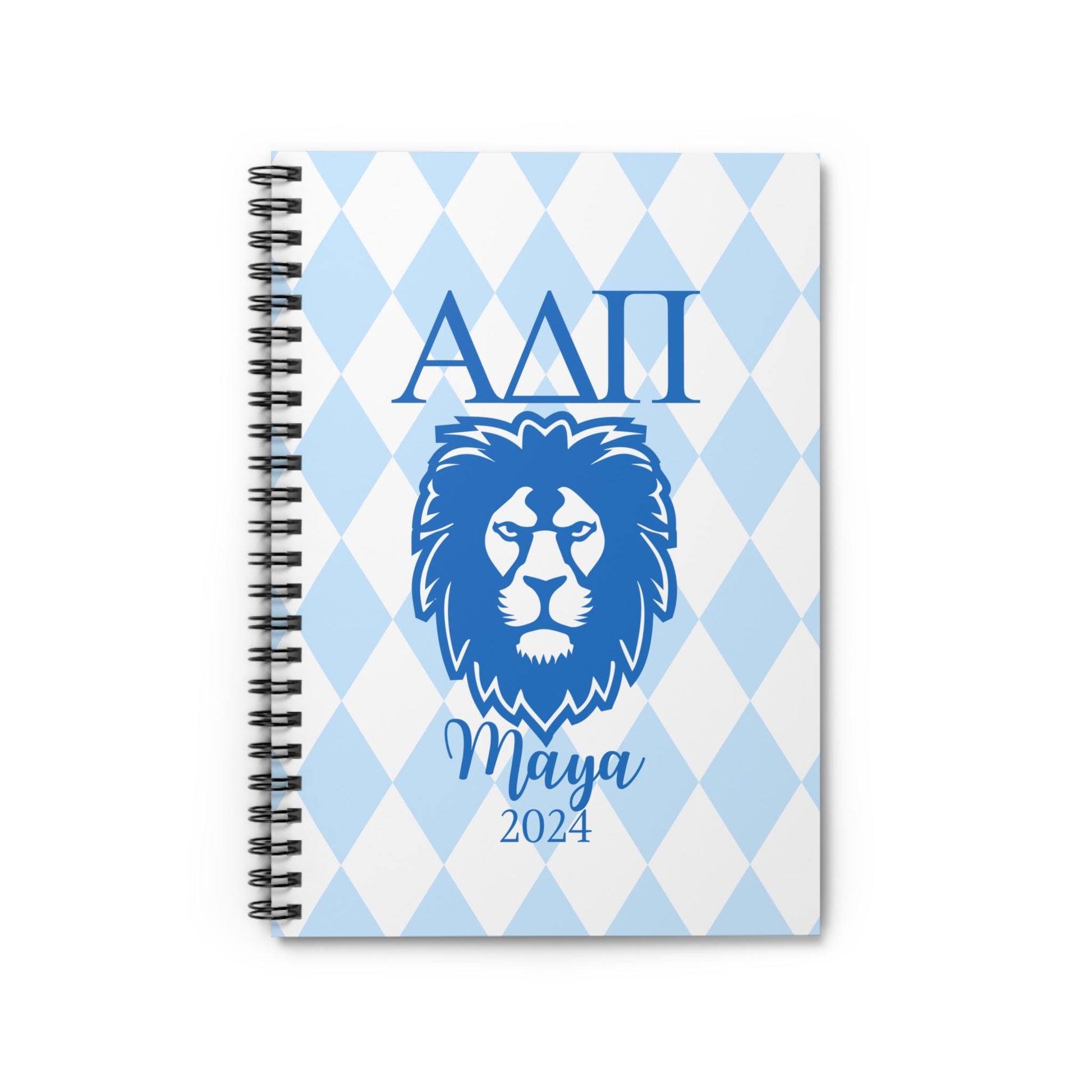 Alpha Delta Pi Personalized Notebook - Ivy Society