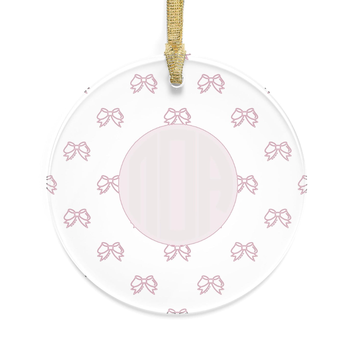 Alpha Omicron Pi Bow Ornament - Ivy Society
