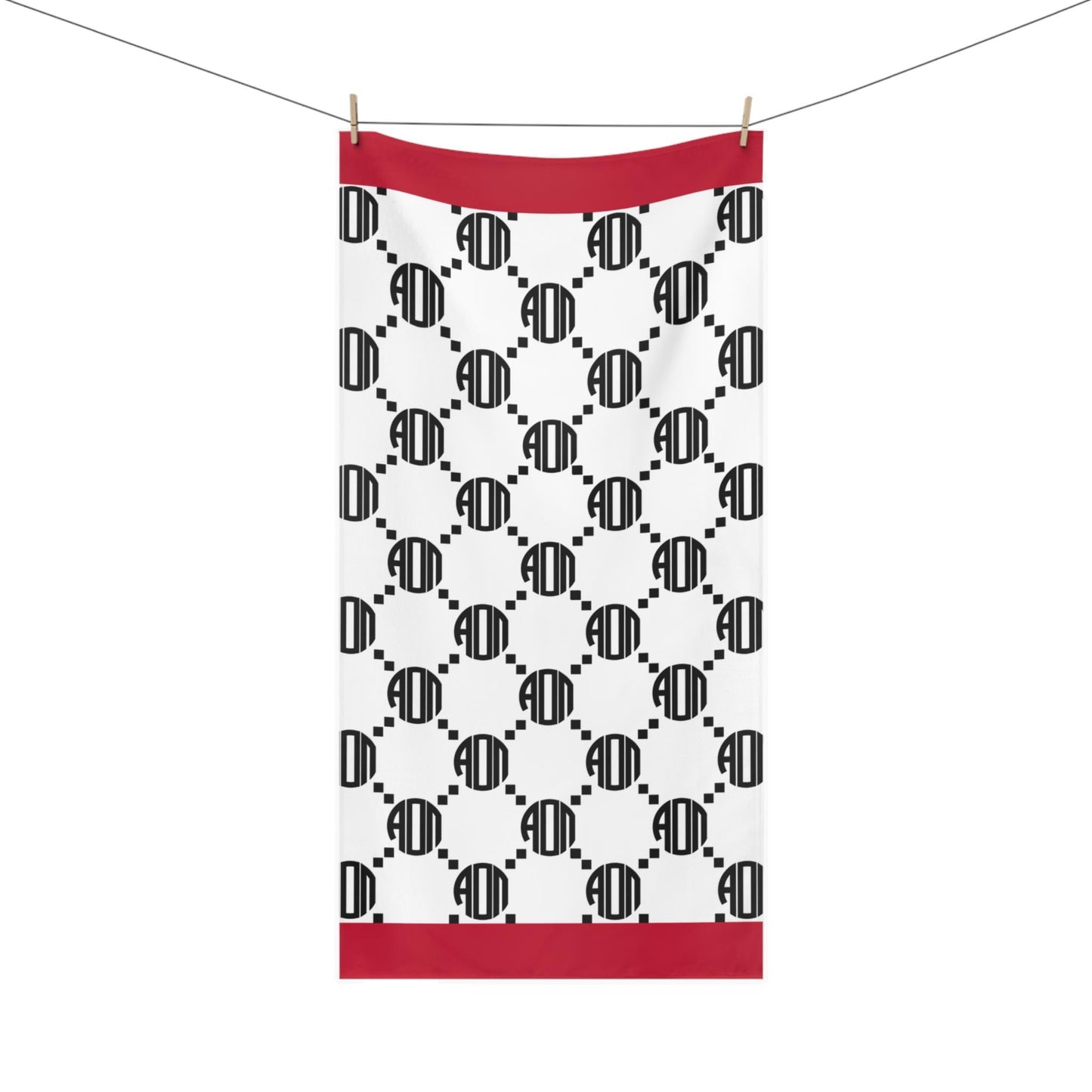 Alpha Omicron Pi Print Beach Towel - Ivy Society