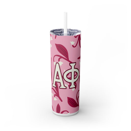 Alpha Phi Lily Skinny Tumbler - Ivy Society