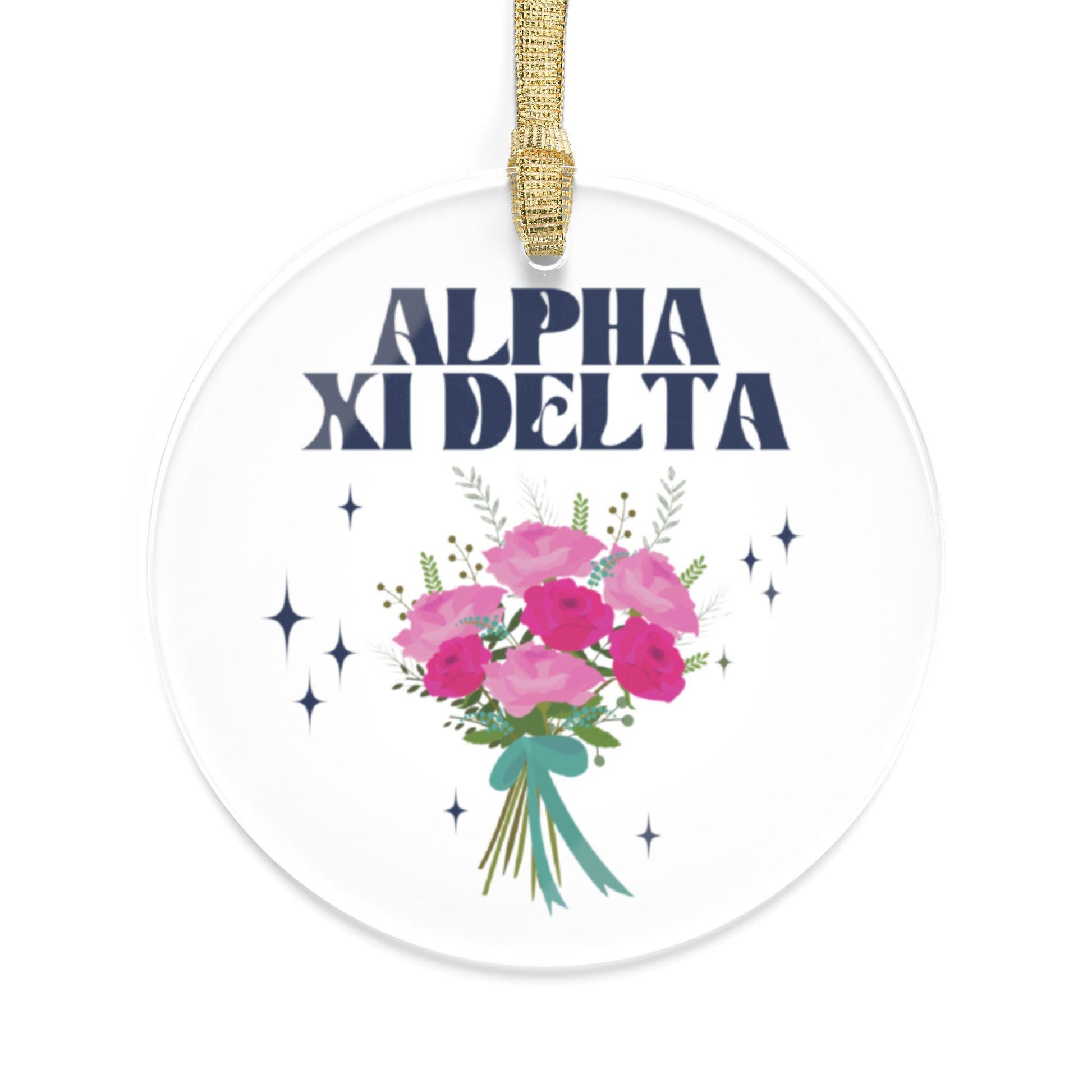 Alpha Xi Delta Bouquet Ornament - Ivy Society