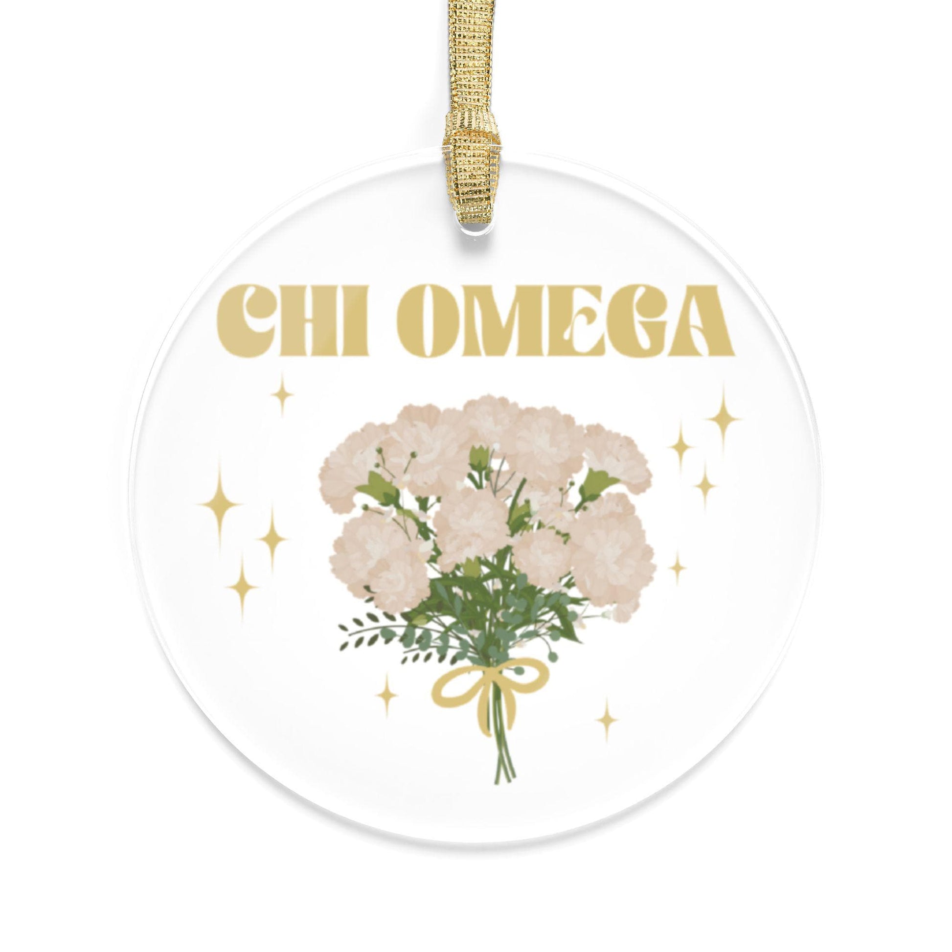 Chi Omega Bouquet Ornament - Ivy Society