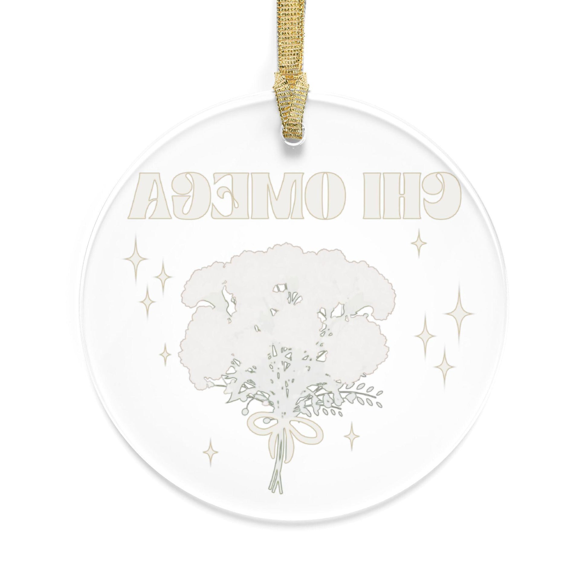 Chi Omega Bouquet Ornament - Ivy Society