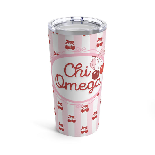 Chi Omega Cherry Tumbler - Ivy Society