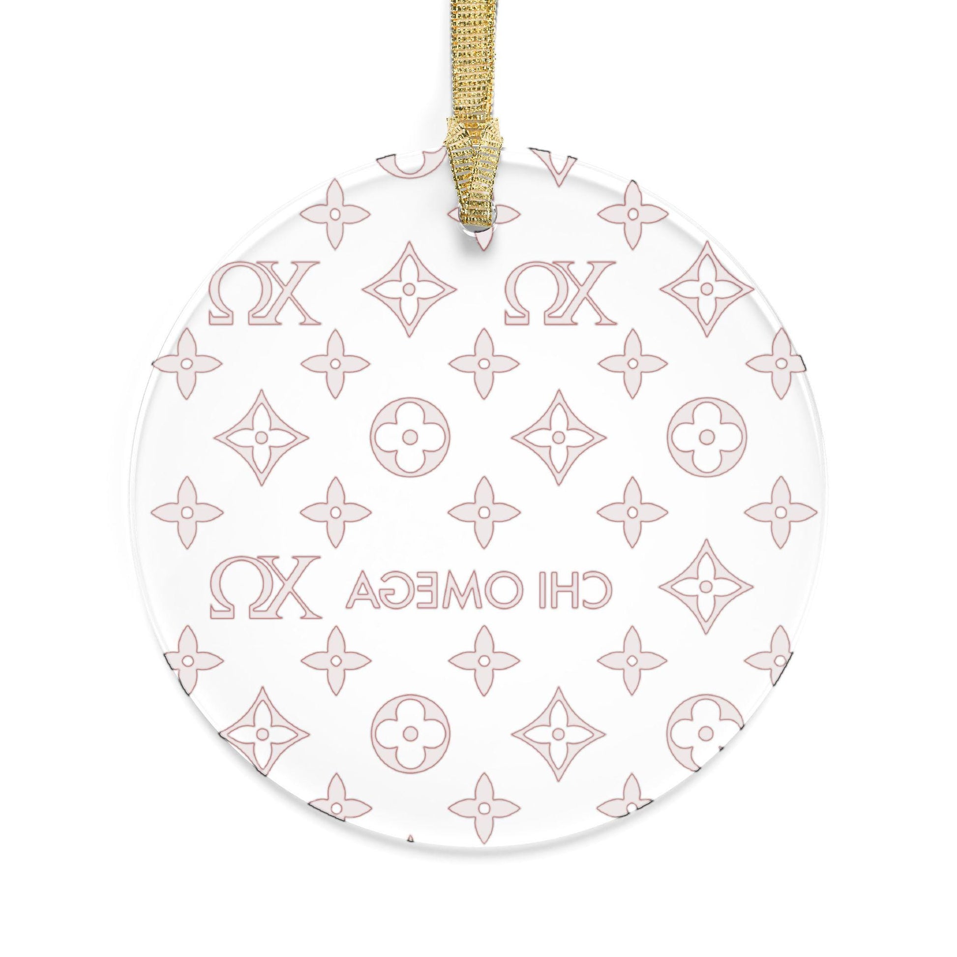 Chi Omega Design Ornament - Ivy Society